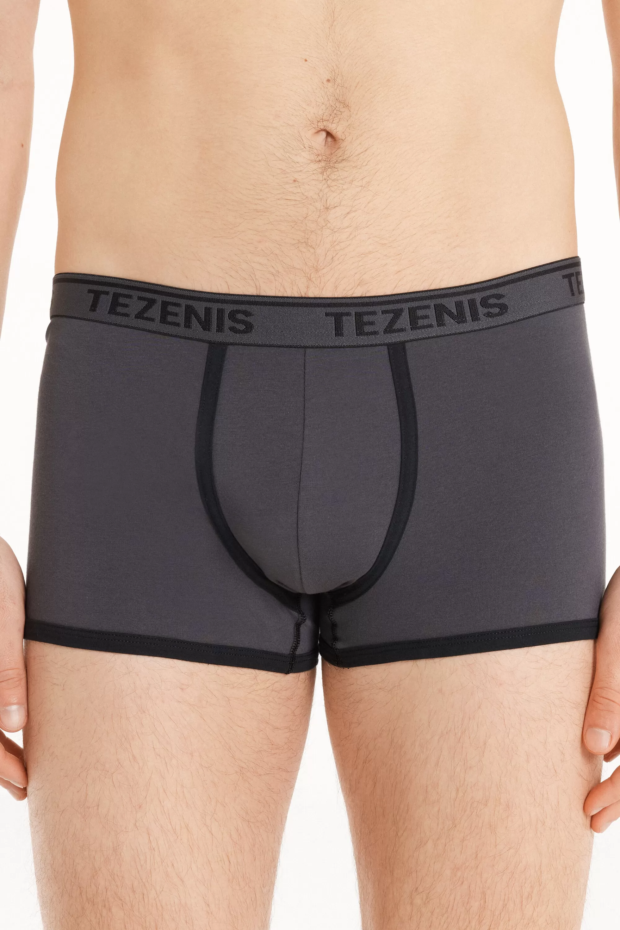 Sale Boxer In Cotone Bordi A Contrasto Con Logo - Boxer - Uomo | Boxer