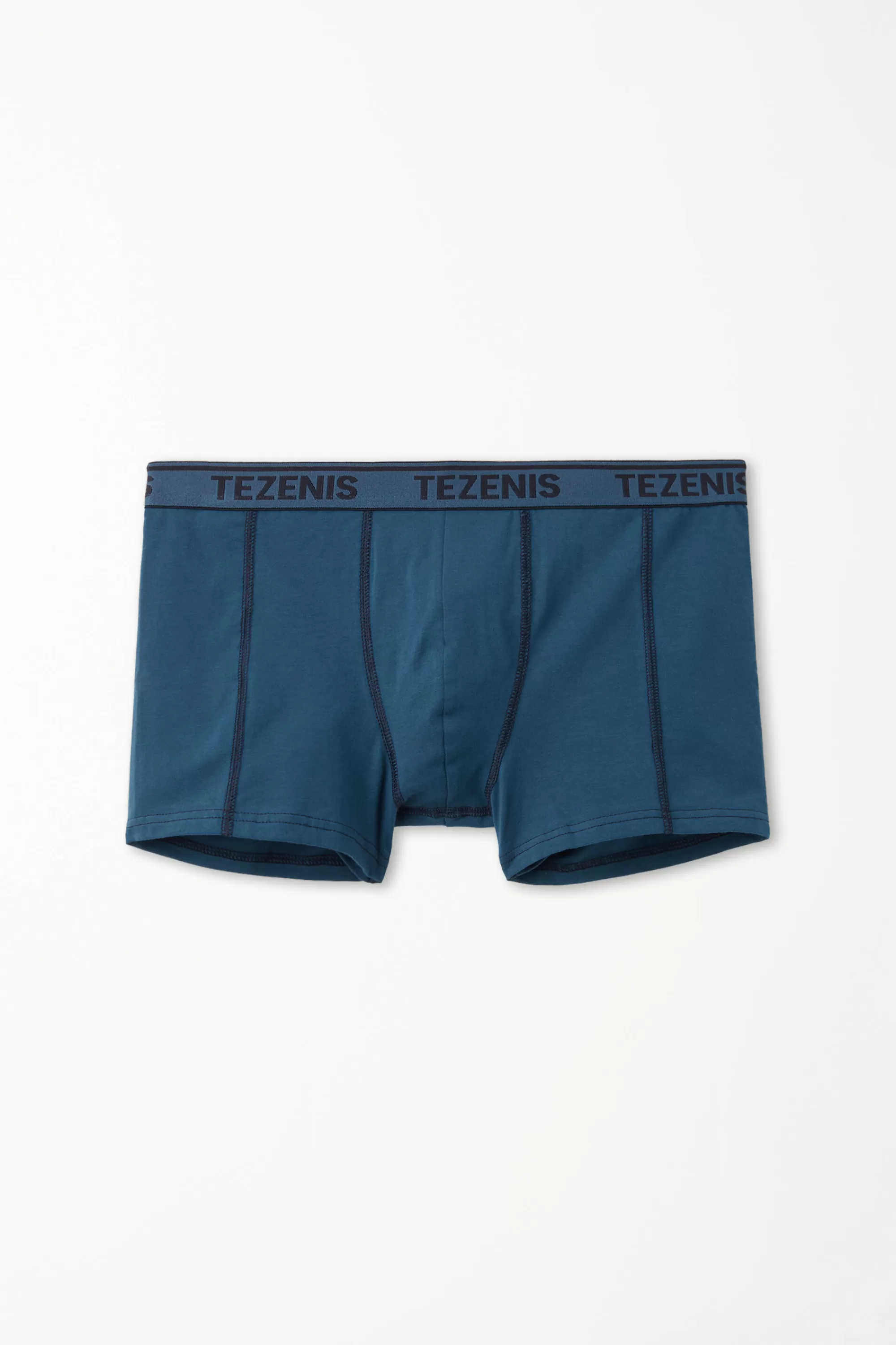 Sale Boxer In Cotone Cuciture A Contrasto Con Logo - Boxer - Uomo | Boxer