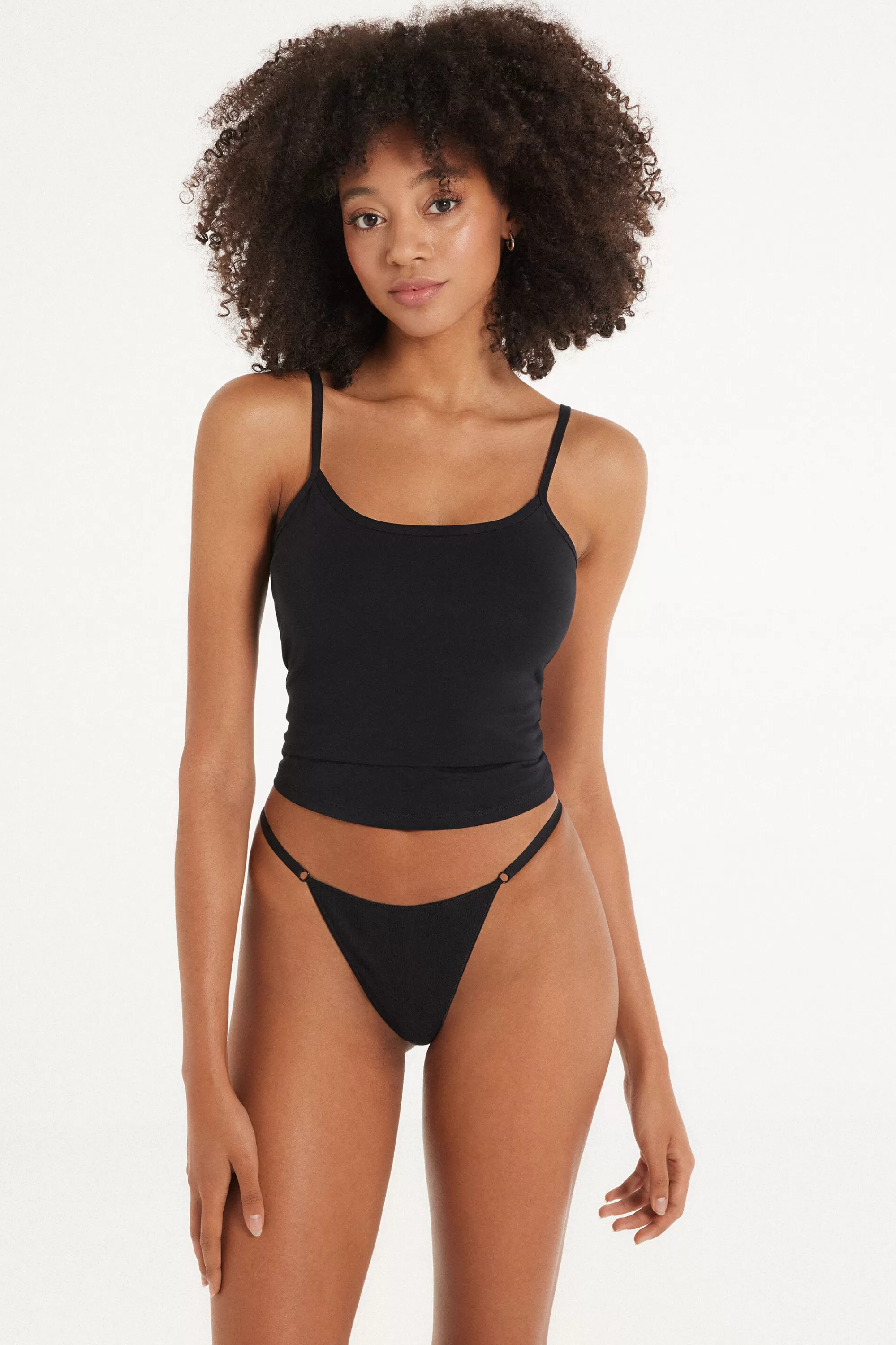 Flash Sale Brasiliano Con Fianchetto Tanga Cotone Pointelle - Perizoma E Tanga - Donna | Slip