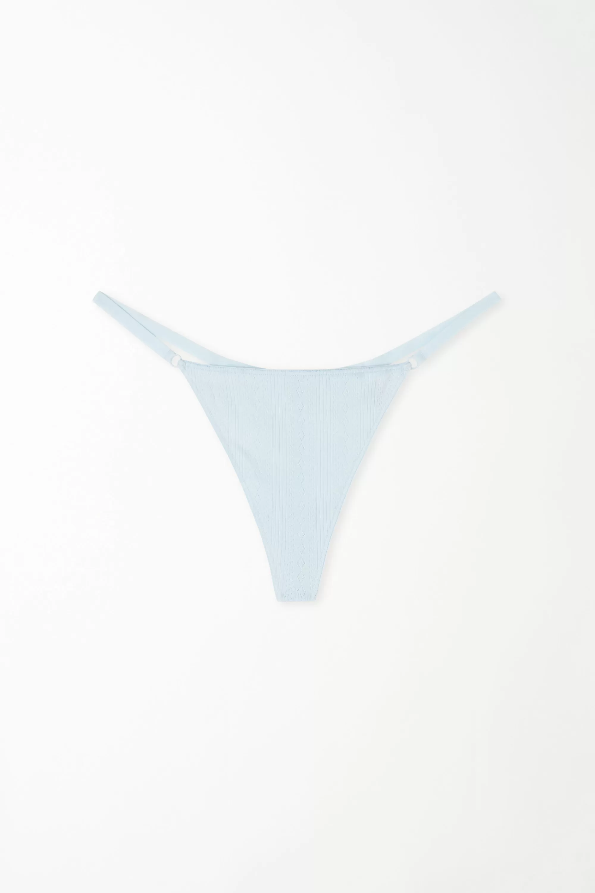 Shop Brasiliano Con Fianchetto Tanga Cotone Pointelle - Perizoma E Tanga - Donna | Slip