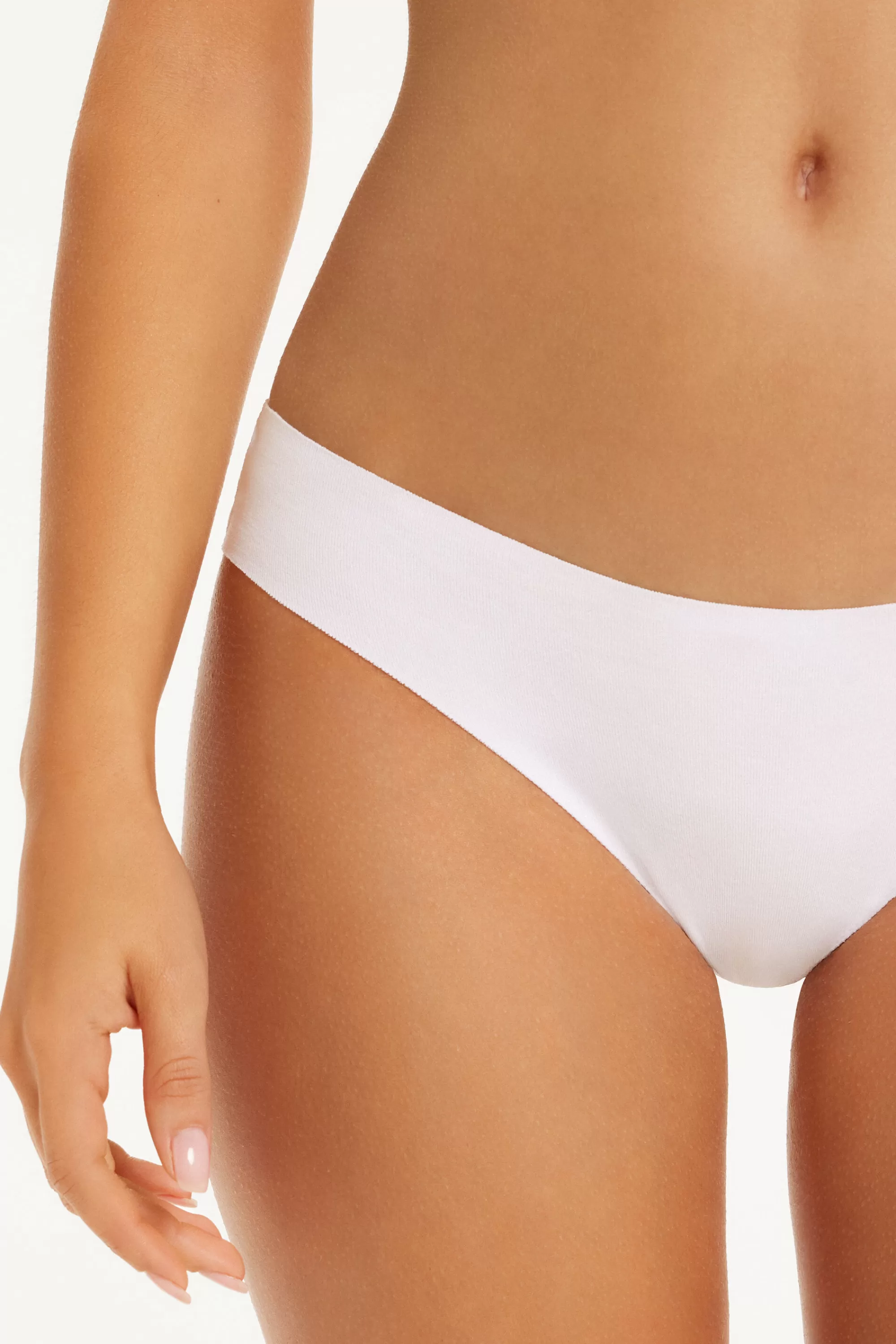 Clearance Brasiliano In Cotone Taglio Vivo E Pizzo Riciclato - Brasiliana - Donna | Sposa | Invisibile