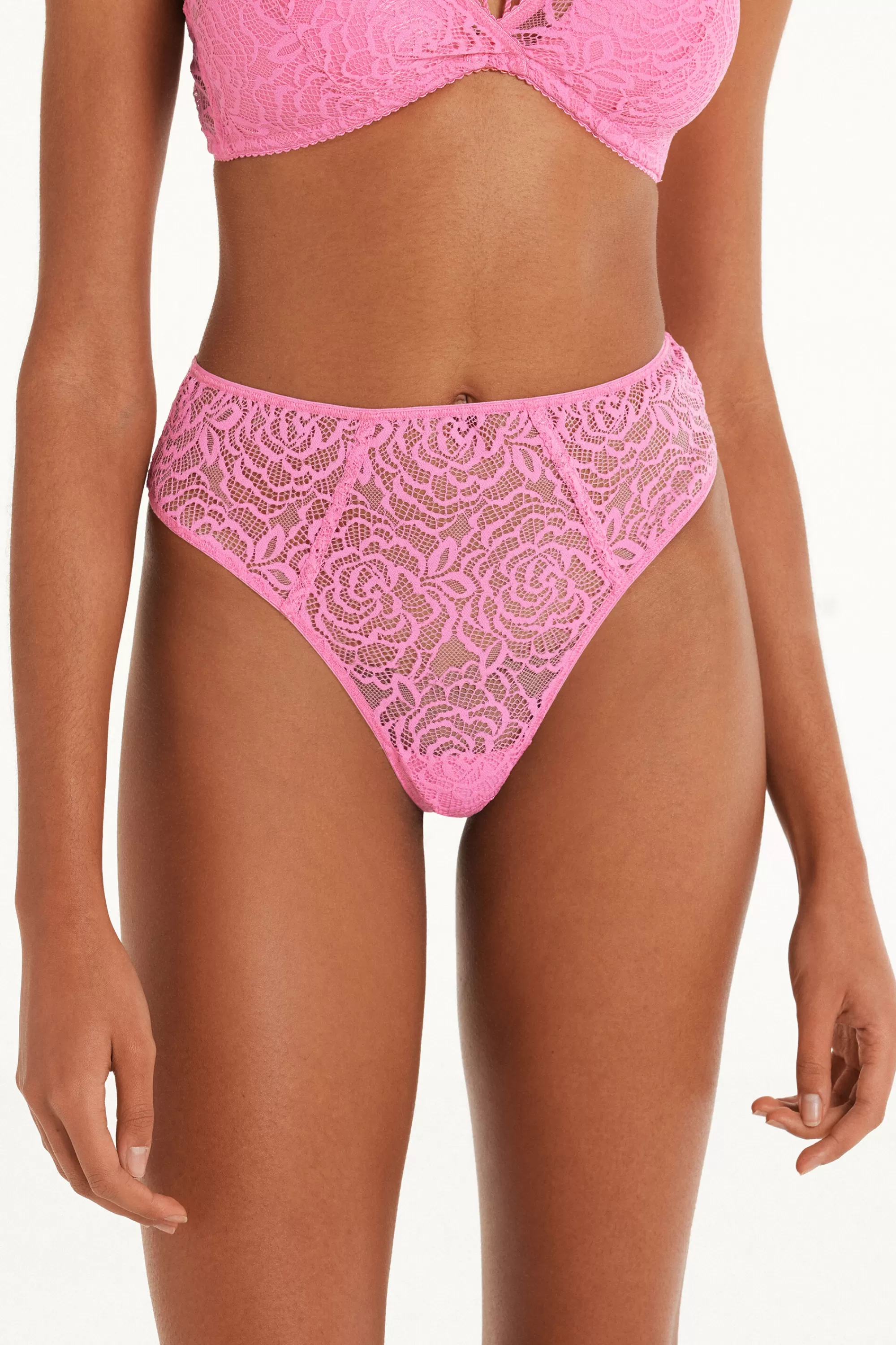 Best Sale Brasiliano Sgambato Vita Alta After Midnight Lace - Brasiliana - Donna | Completi intimi | Slip