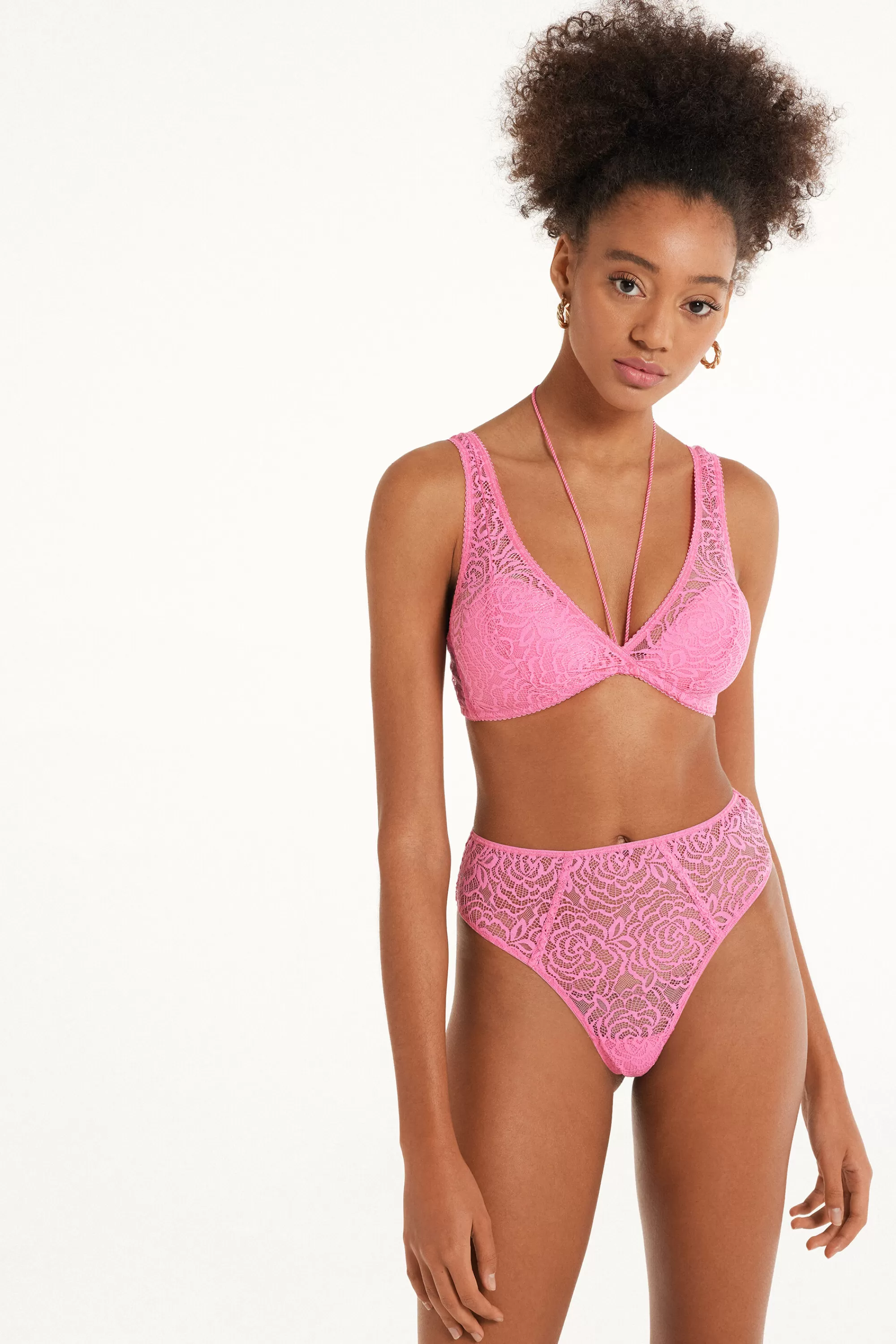 Best Sale Brasiliano Sgambato Vita Alta After Midnight Lace - Brasiliana - Donna | Completi intimi | Slip