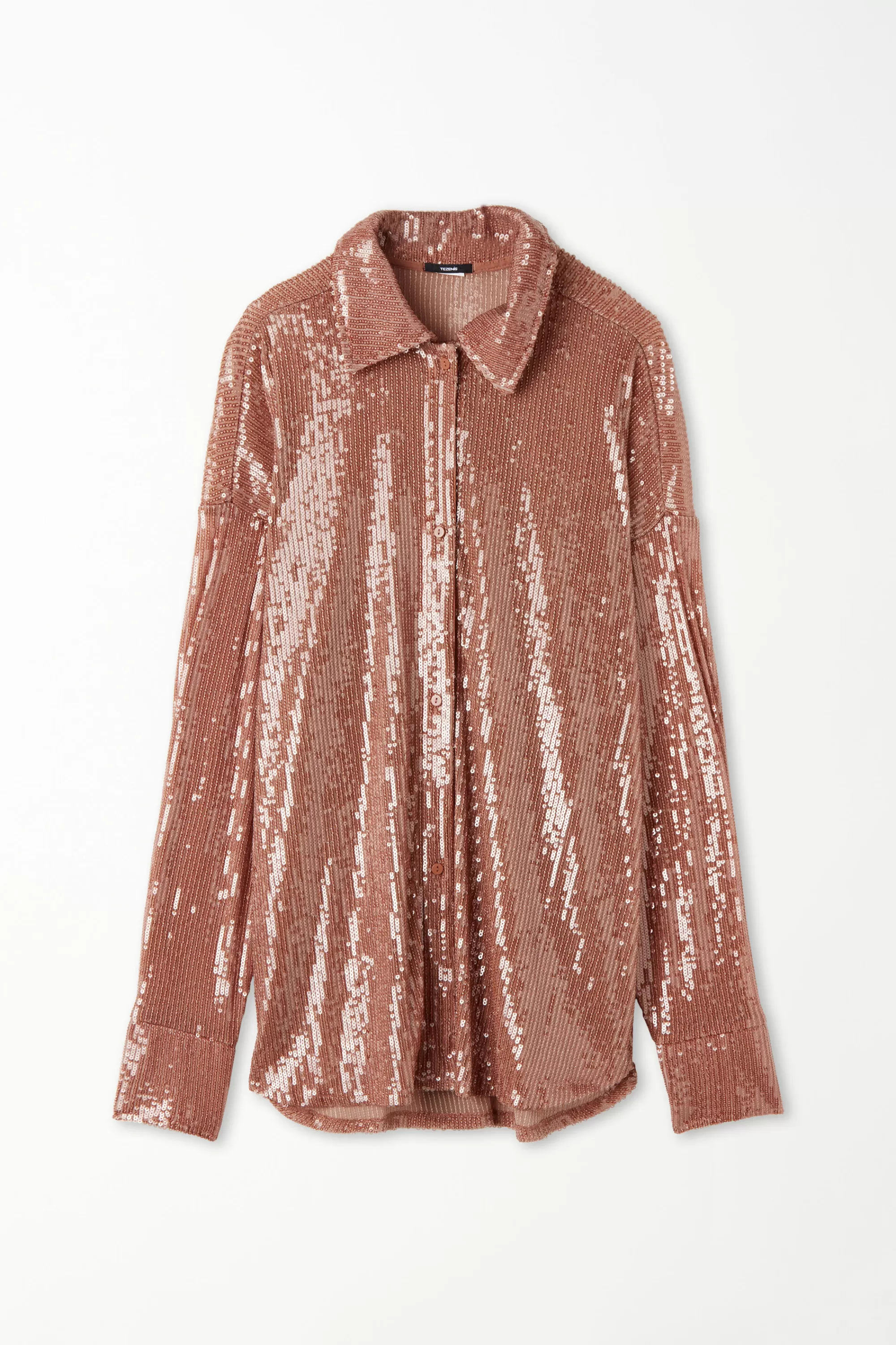 Fashion Camicia Manica Lunga Con Paillettes - Maglie Maniche Lunghe - Donna | Maglie maniche lunghe
