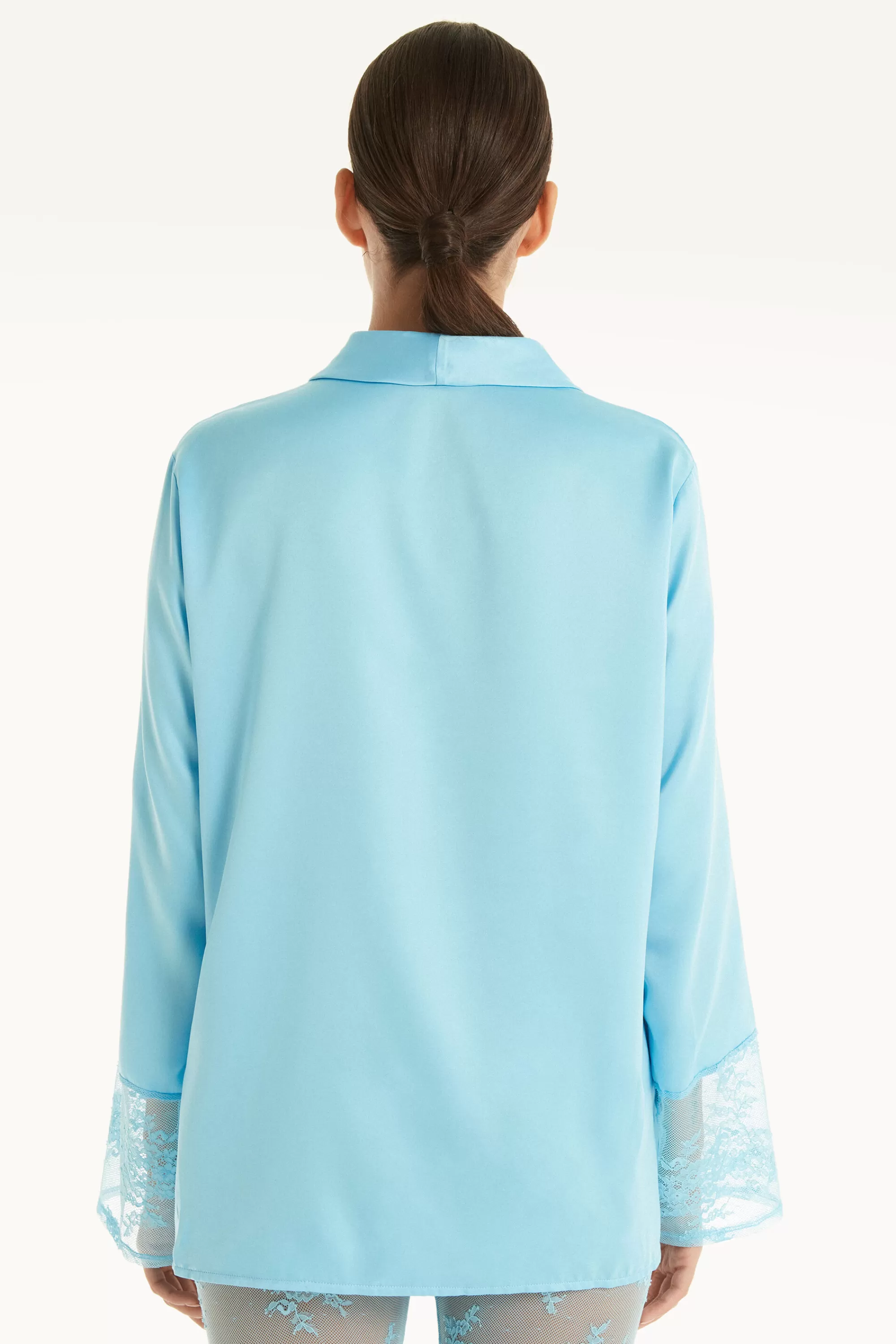 New Camicia Maniche Lunghe Delicate Lace - Maglie Maniche Lunghe - Donna | Maglie maniche lunghe