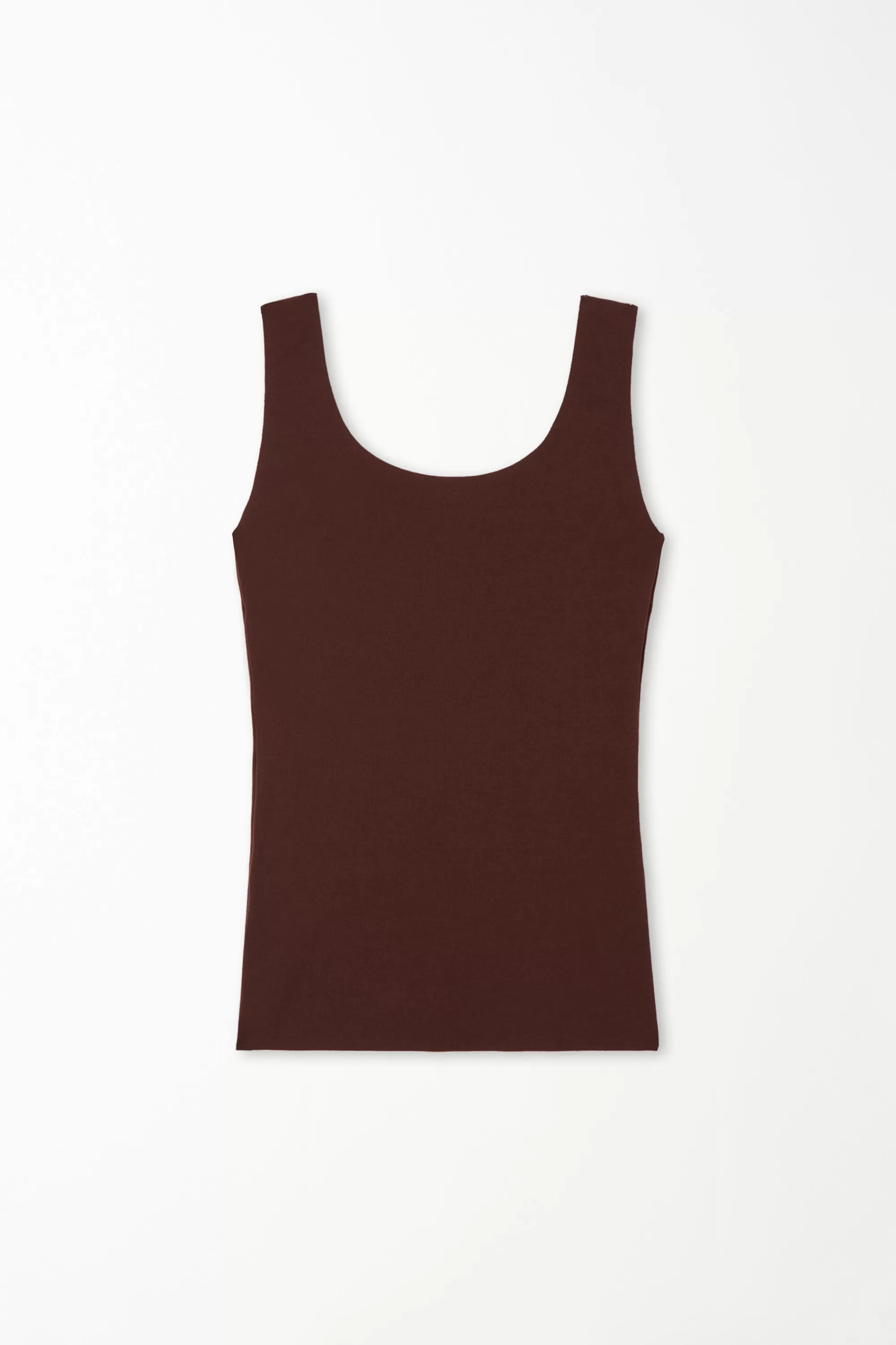 Outlet Canotta In Cotone Taglio Vivo - Canotte E Top - Donna | Top e T-shirt | Canotte e Top
