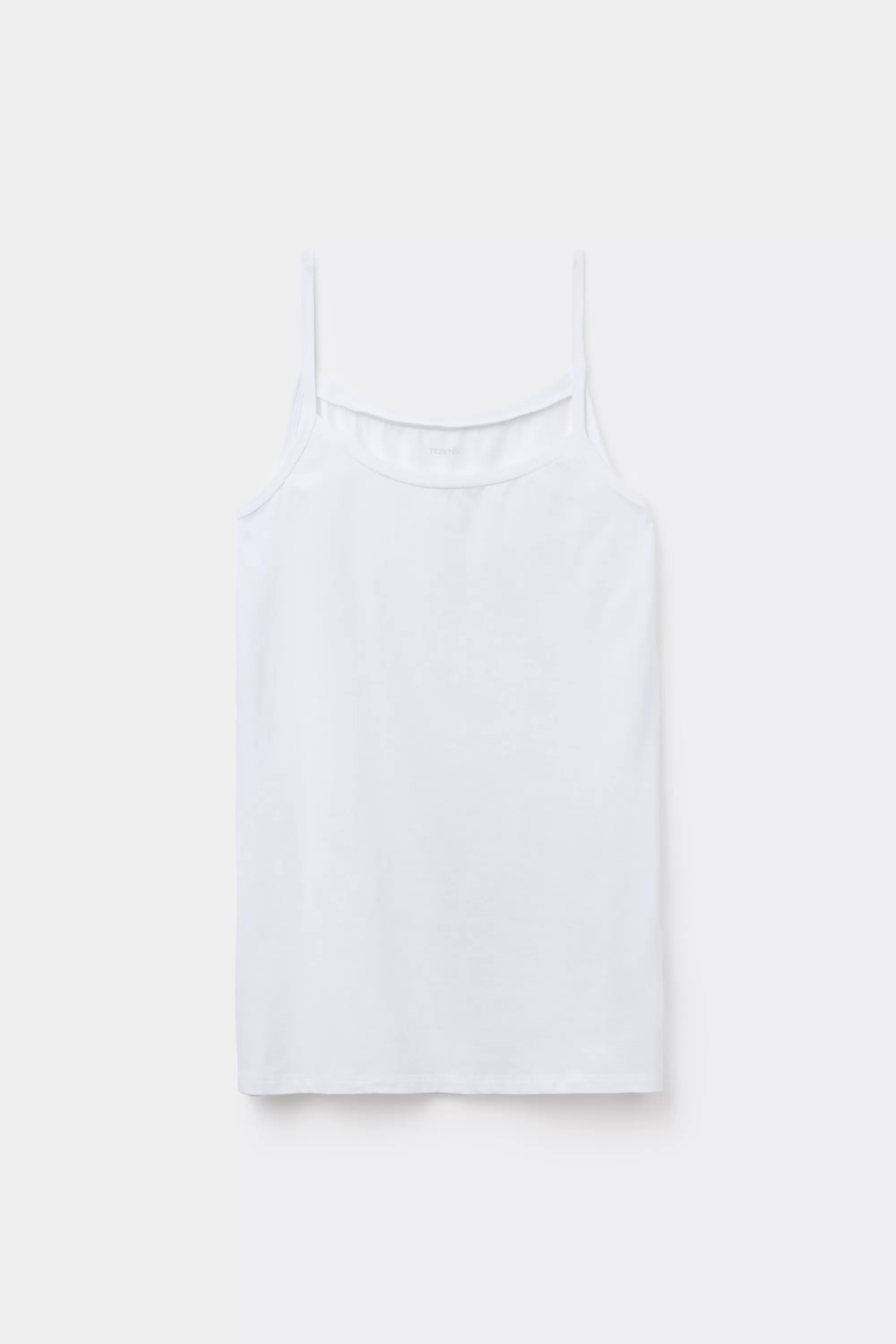 Online Canotta Scollo Tondo In Cotone Elasticizzato - Canotte E Top - Donna | Top e T-shirt | Canotte e Top