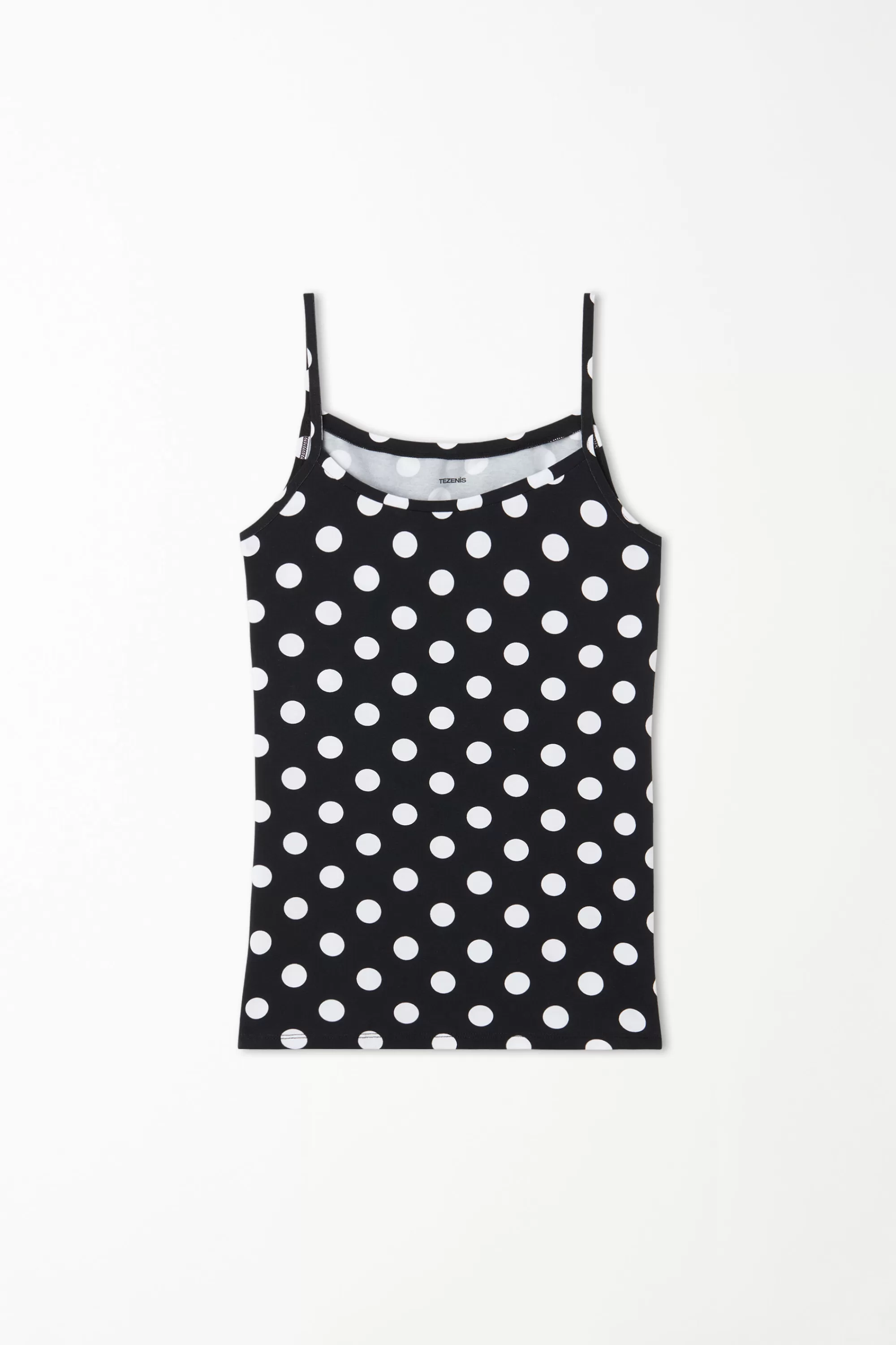 Shop Canotta Scollo Tondo In Cotone Elasticizzato - Canotte E Top - Donna | Canotte e Top