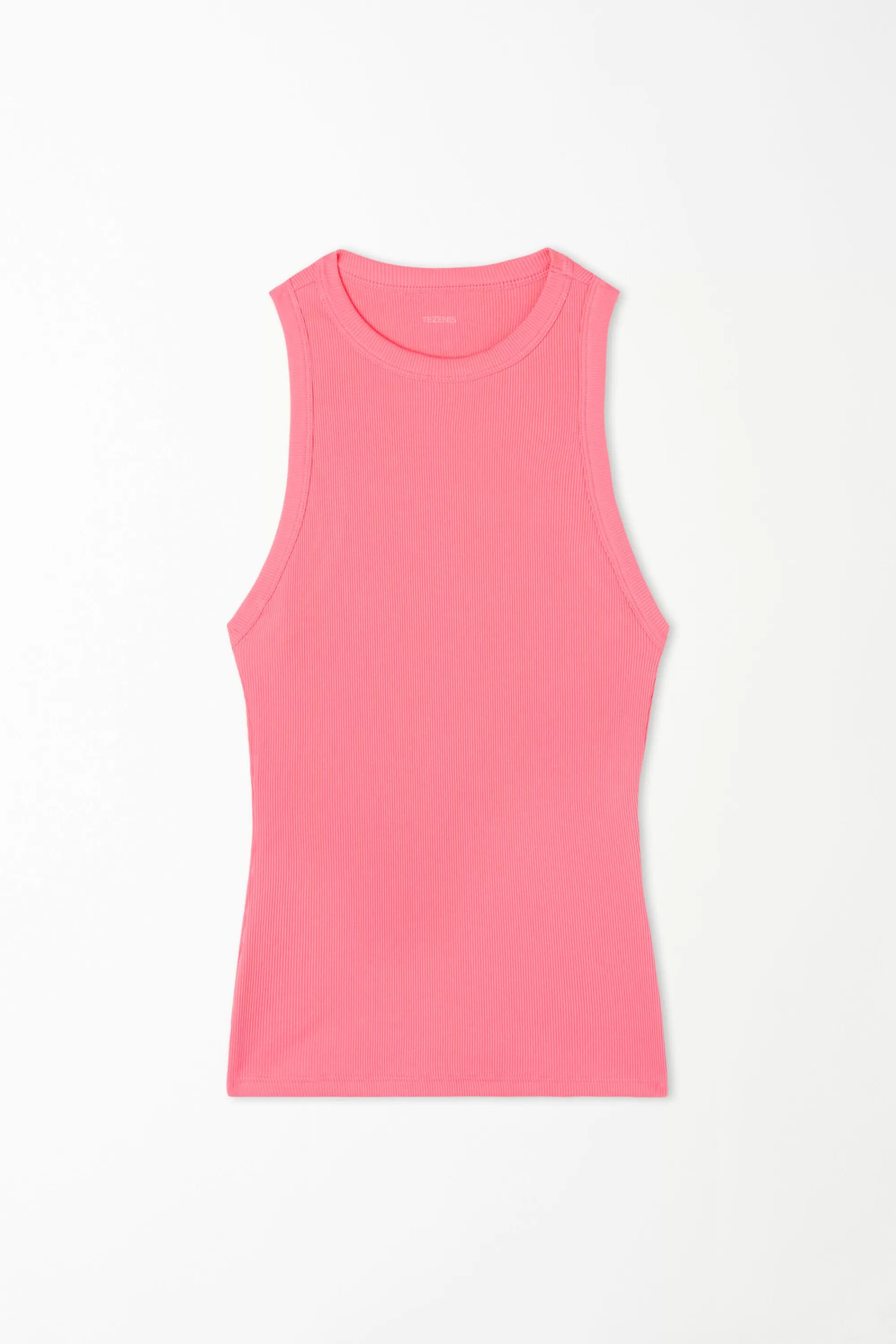 Shop Canotta Spalla Vogatore Cotone A Costine - Canotte E Top - Donna | Canotte e Top