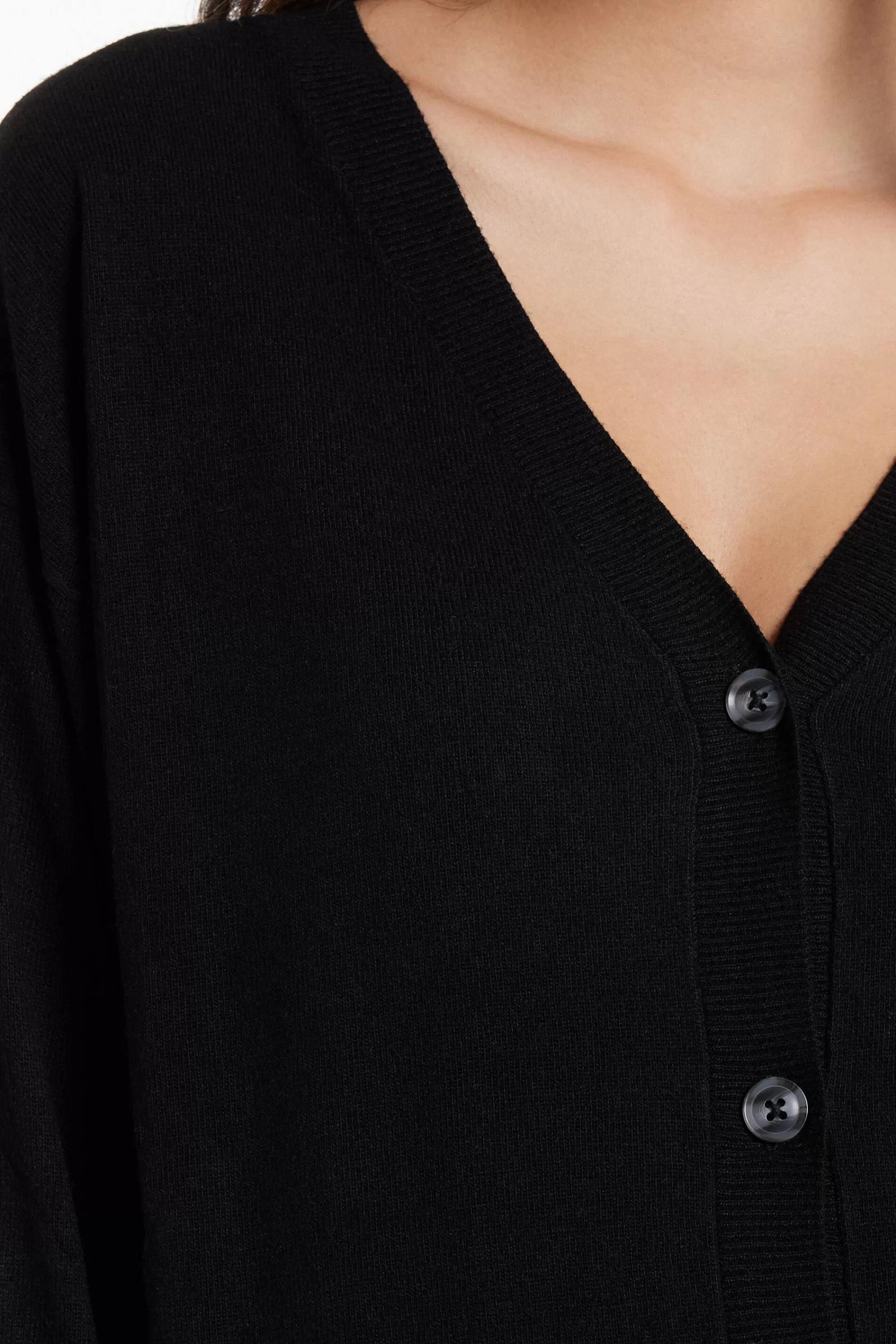 Online Cardigan Manica Lunga Con Bottoni E Lana - Cardigan E Maglioni - Donna | Maglioncini lana | Cardigan e Maglioni