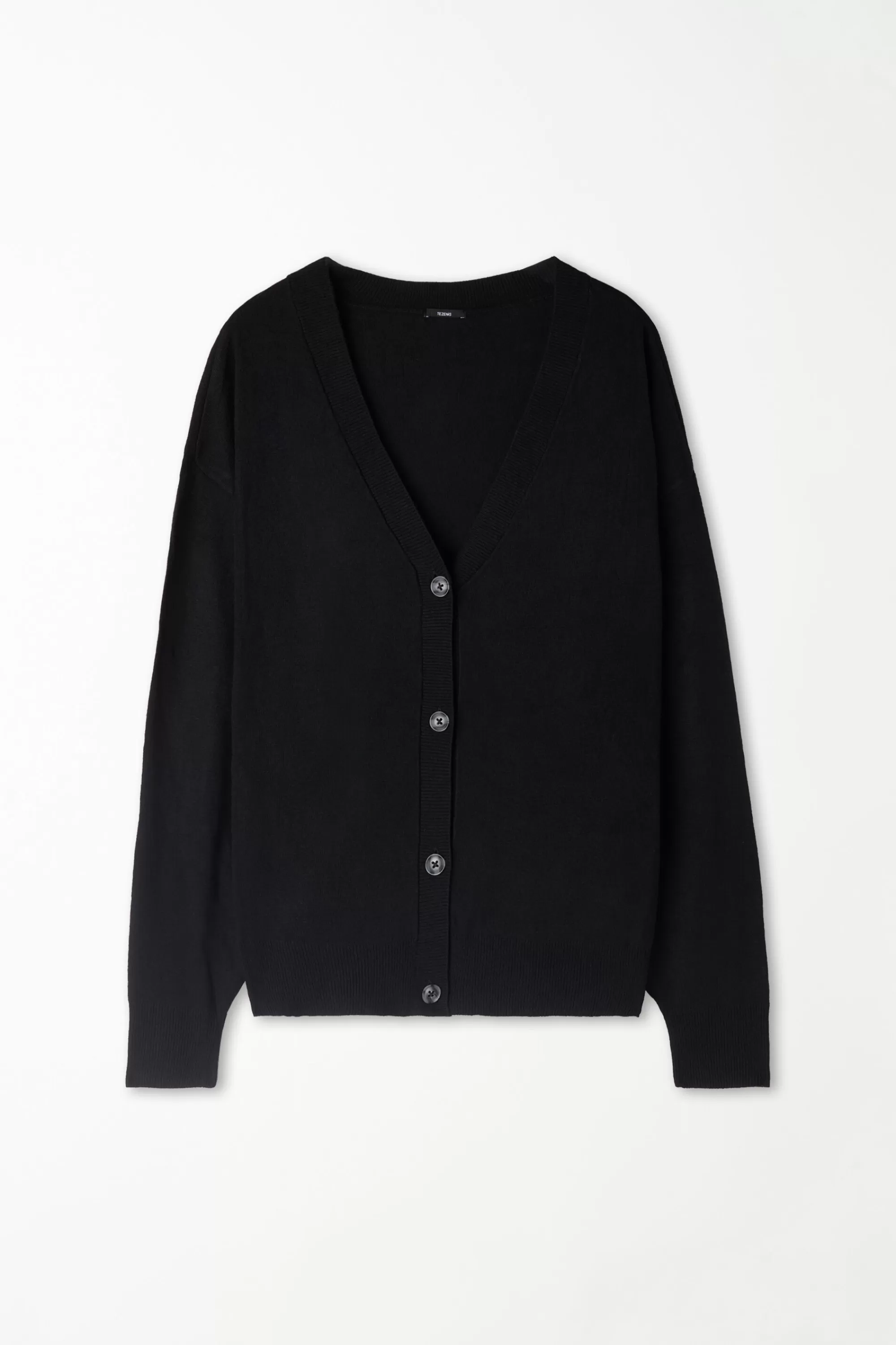 Online Cardigan Manica Lunga Con Bottoni E Lana - Cardigan E Maglioni - Donna | Maglioncini lana | Cardigan e Maglioni