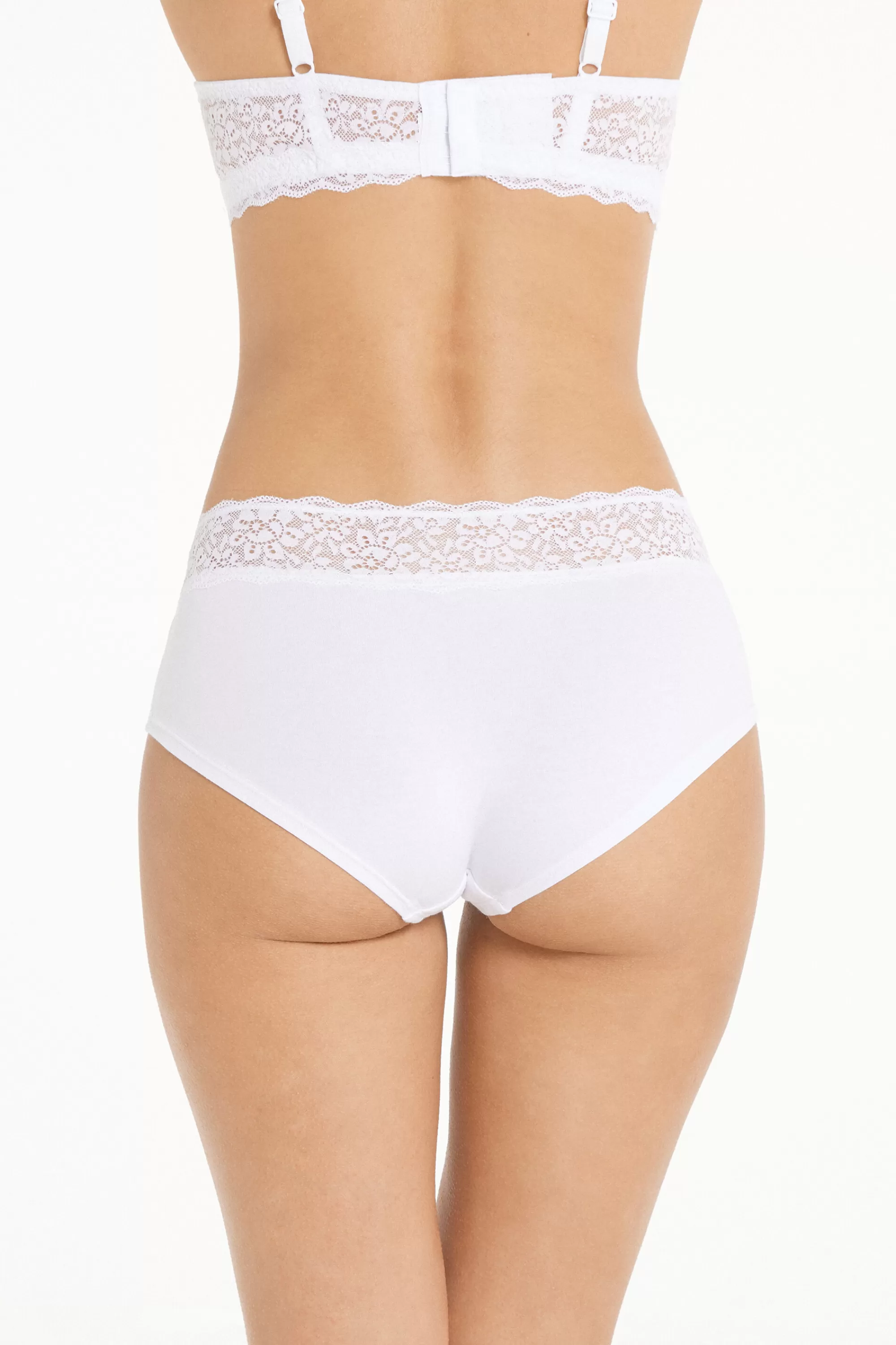 Outlet Culotte In Cotone E Pizzo Riciclato - Culotte - Donna | Invisibile | Slip