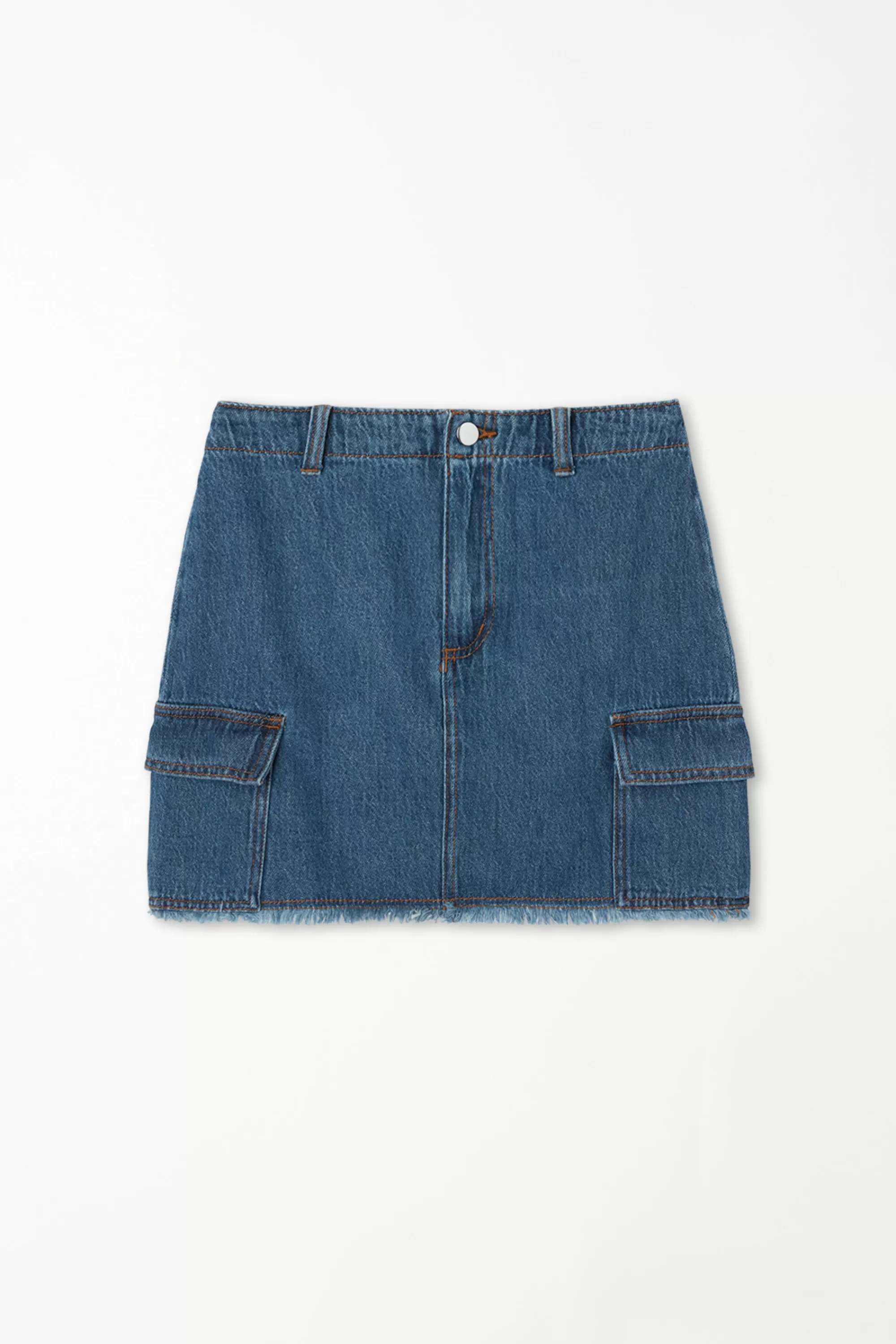 Flash Sale Gonna Corta Denim Cargo - Gonne - Donna | Gonne