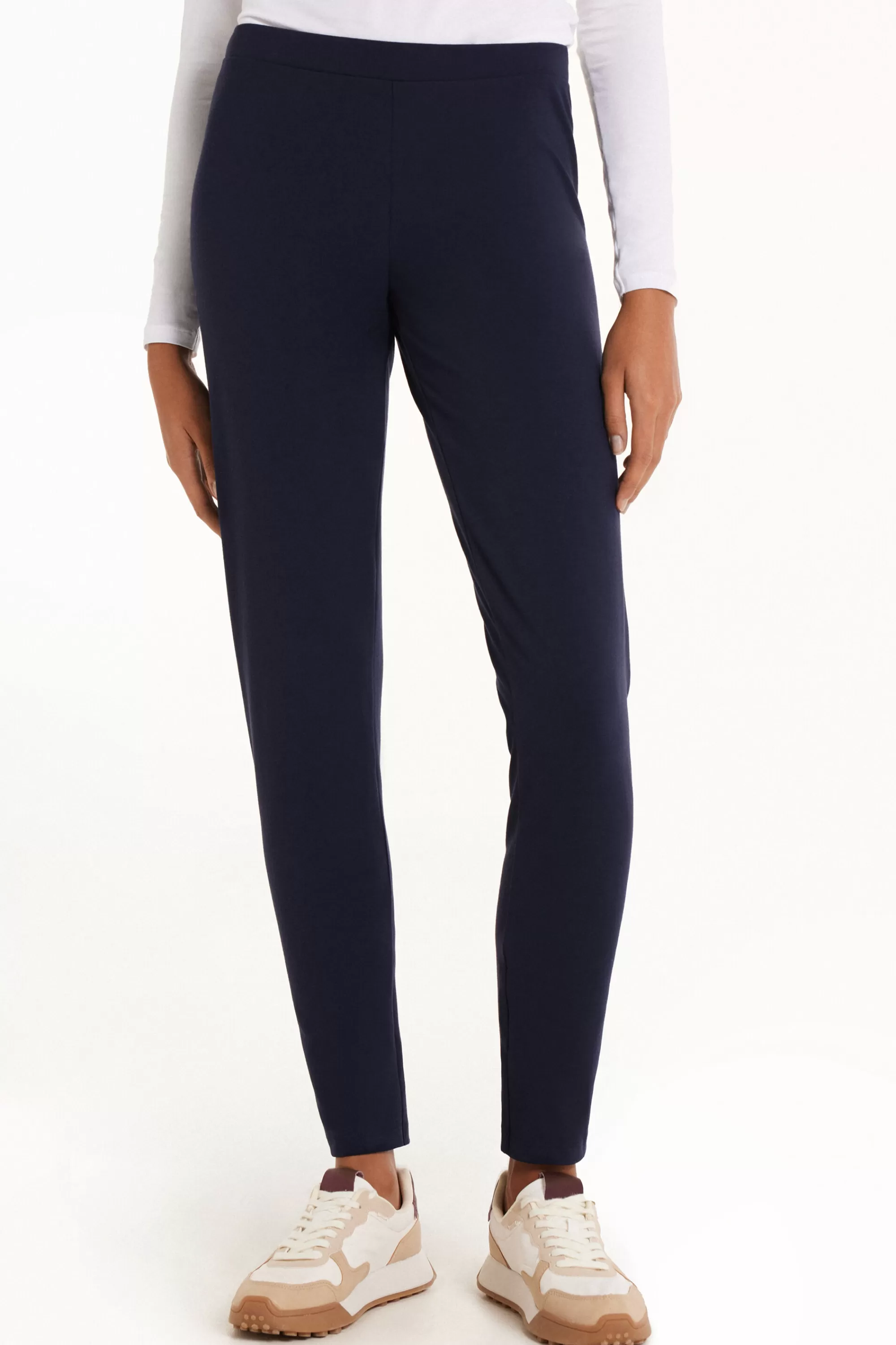 Discount Leggings Basic In Cotone - Leggings - Donna | Joggers e Leggings | Leggings