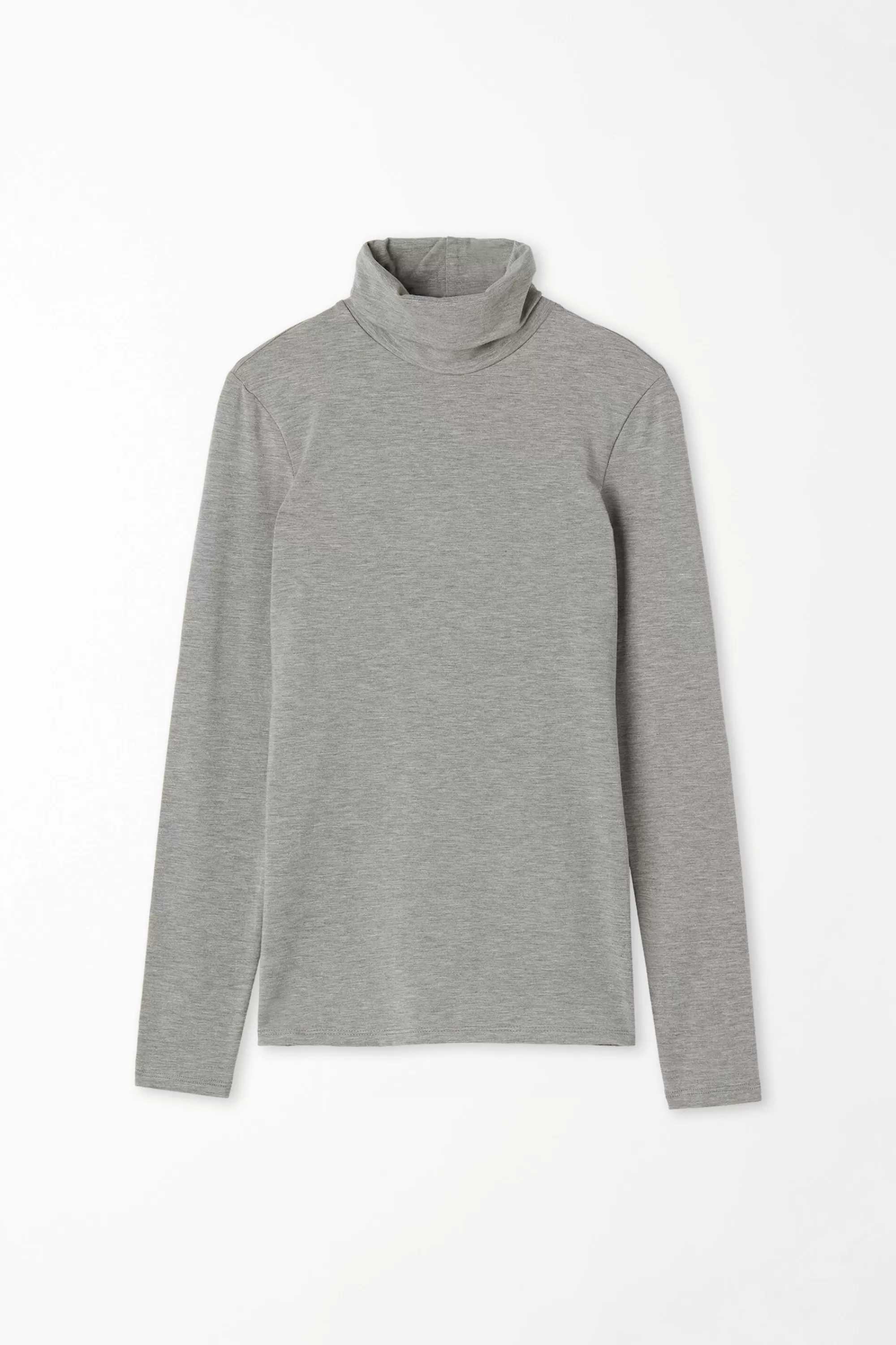 Shop Maglia Collo Alto Cotone E Modal Termico - Maglie Maniche Lunghe - Donna | Maglie termiche | Maglie maniche lunghe