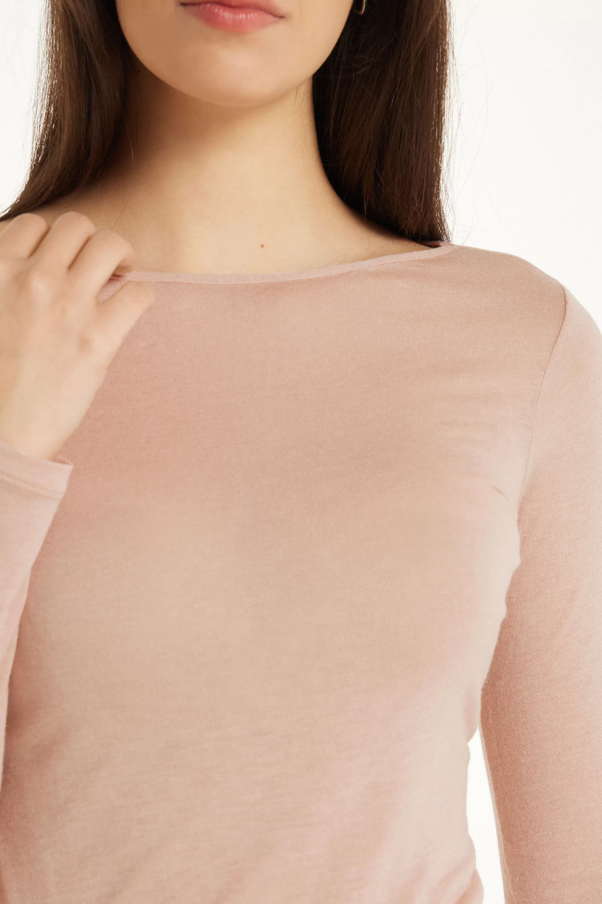 Best Sale Maglia Con Scollo A Barchetta In Viscosa E Lana Merino - Cardigan E Maglioni - Donna | Maglie termiche | Cardigan e Maglioni