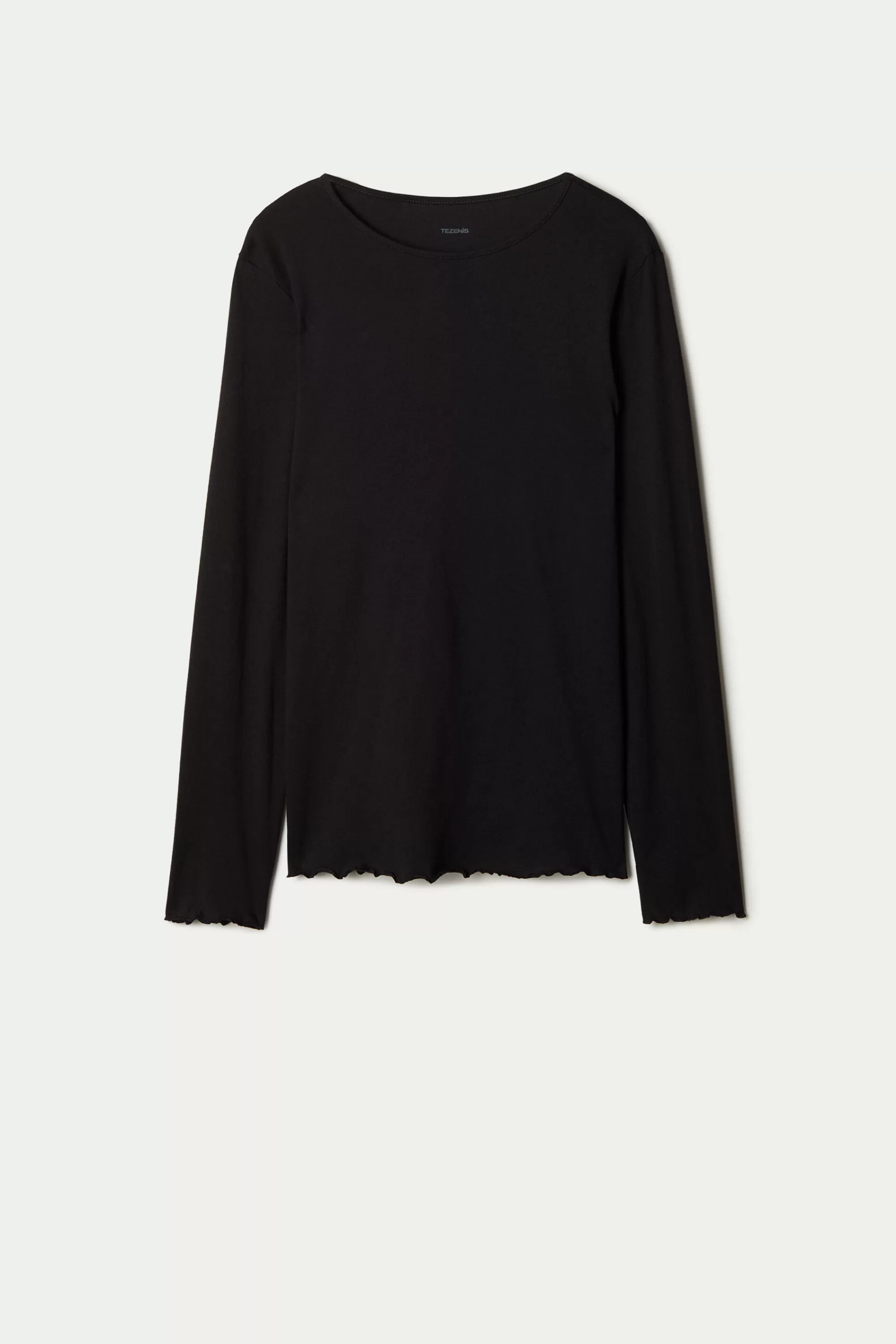 Fashion Maglia Cotone Manica Lunga Punto Bambola - Pigiami Combinabili - Donna | Maglie maniche lunghe | Pigiami combinabili