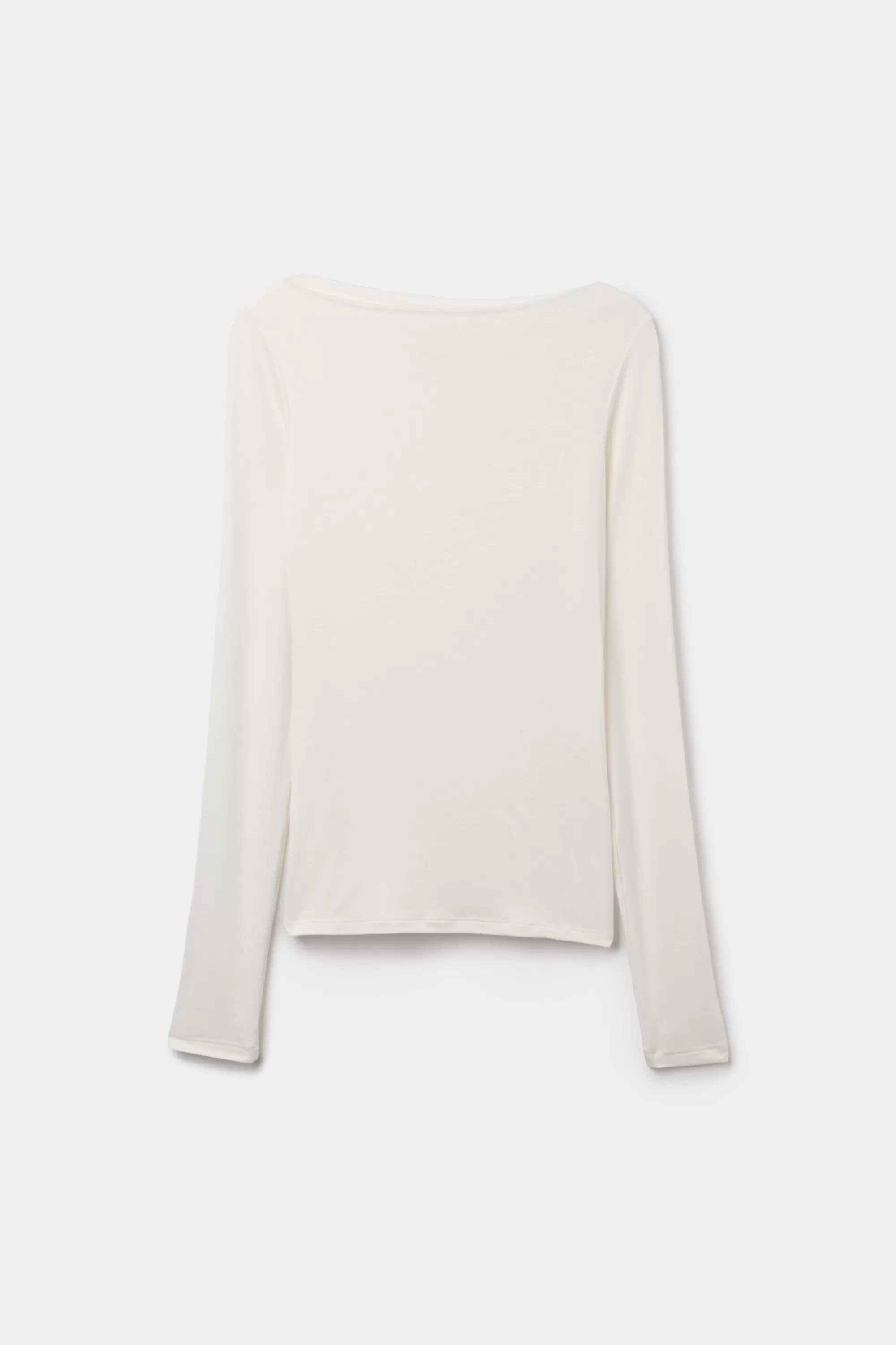 Sale Maglia Maniche Lunghe Scollo Barchetta Viscosa - Maglie Maniche Lunghe - Donna | Maglie maniche lunghe