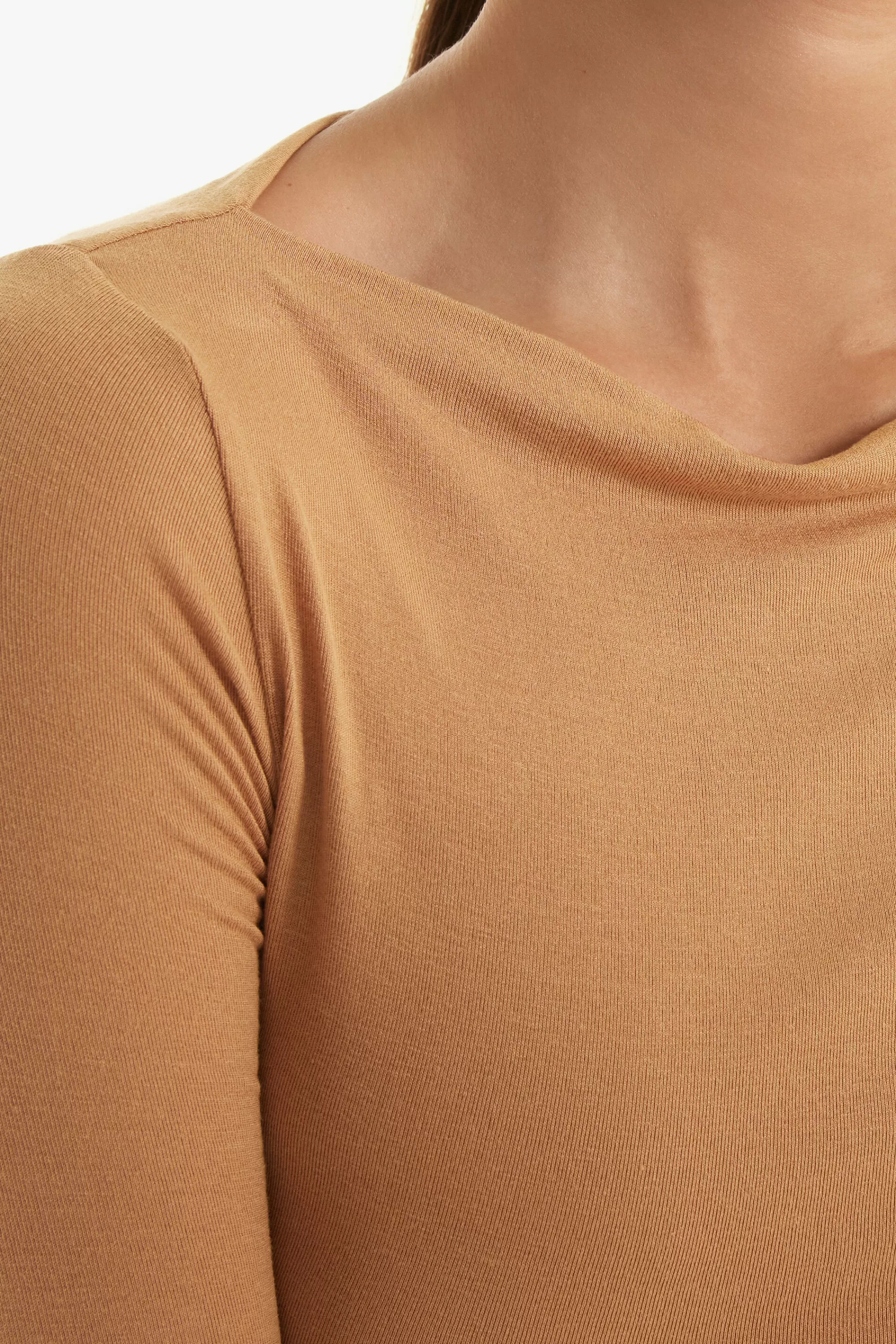 Online Maglia Maniche Lunghe Scollo Barchetta Viscosa - Maglie Maniche Lunghe - Donna | Maglie maniche lunghe