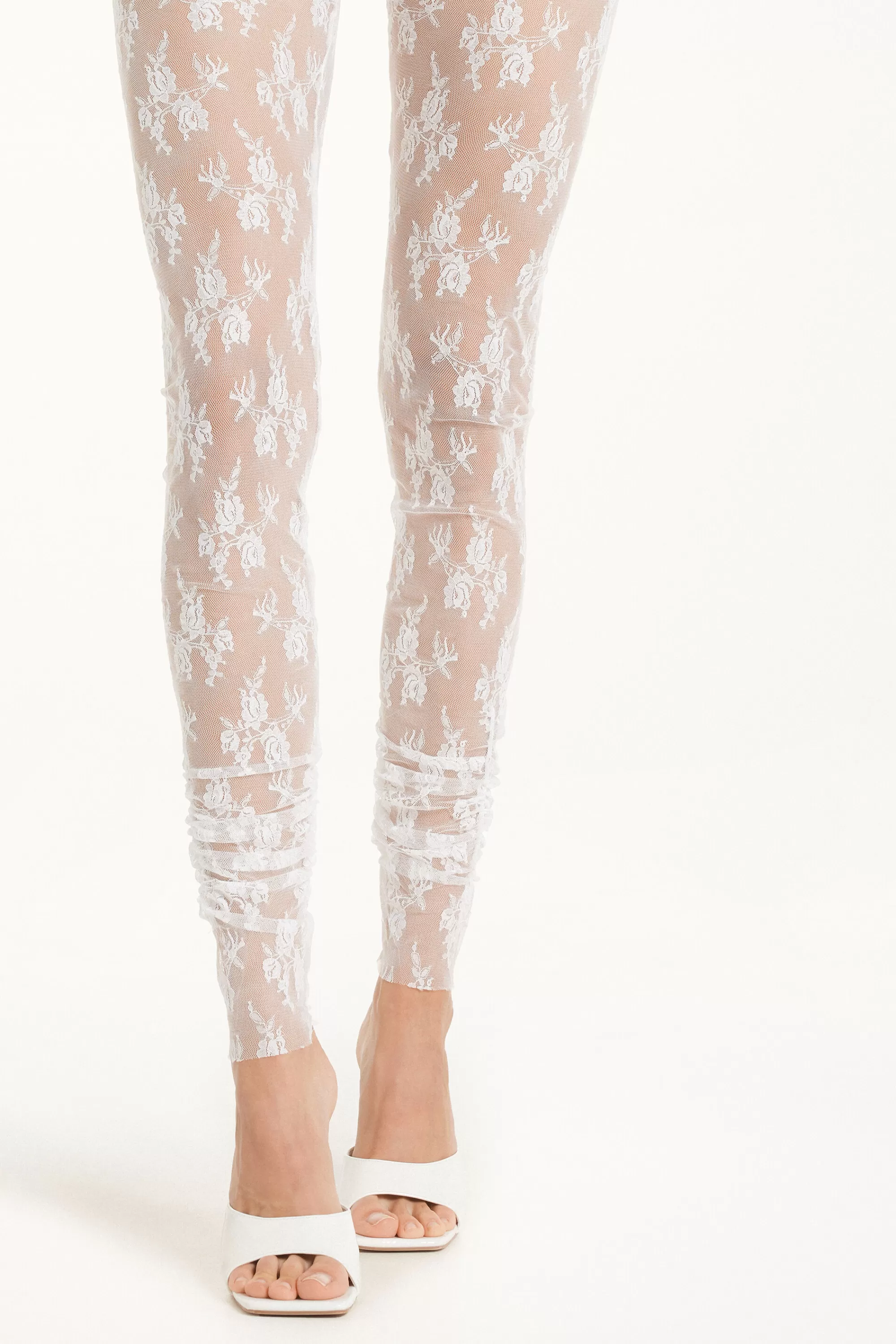 Fashion Pantacollant Pizzo - Leggings - Donna | Leggings