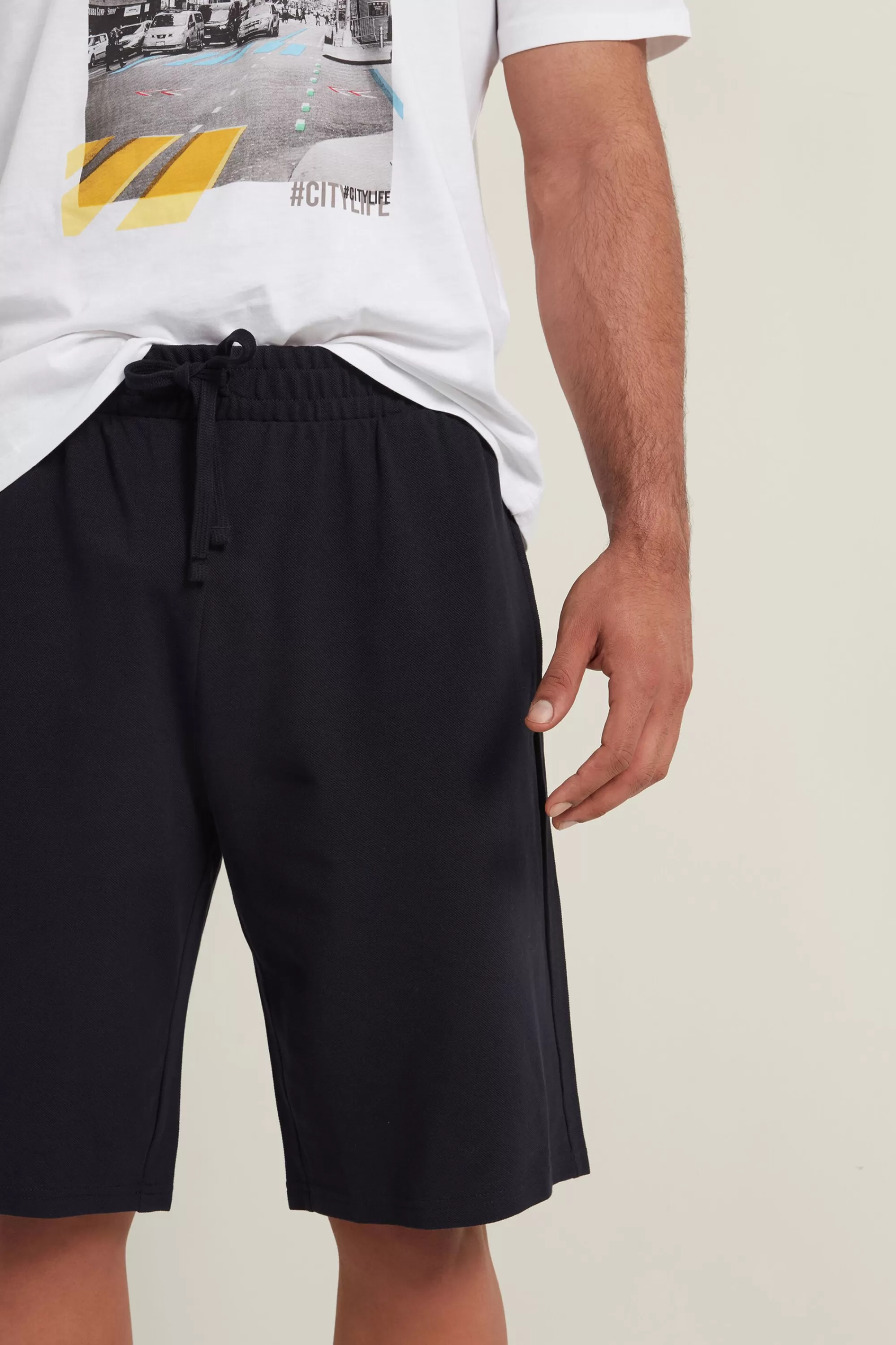 Store Pantaloncino Cotone Piquet - Pantaloncini - Uomo | Pantaloncini