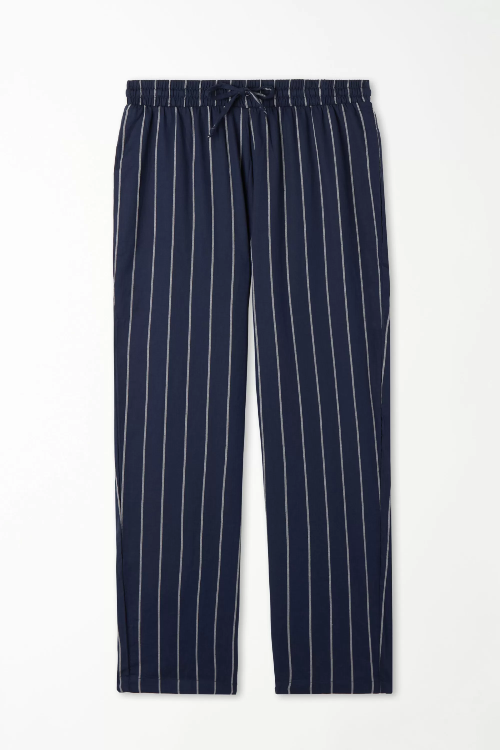 Cheap Pantalone Lungo Dritto In Tela Di Cotone - Pigiami Lunghi - Uomo | Pantaloni lunghi | Pigiami lunghi