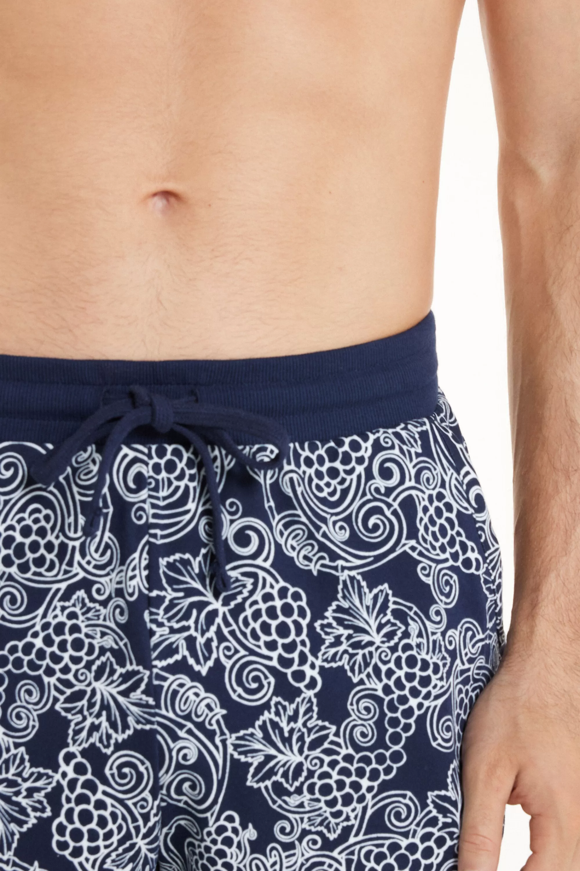 Clearance Pantalone Lungo In Cotone Con Coulisse - Pigiami Lunghi - Uomo | Pantaloni lunghi | Pigiami lunghi