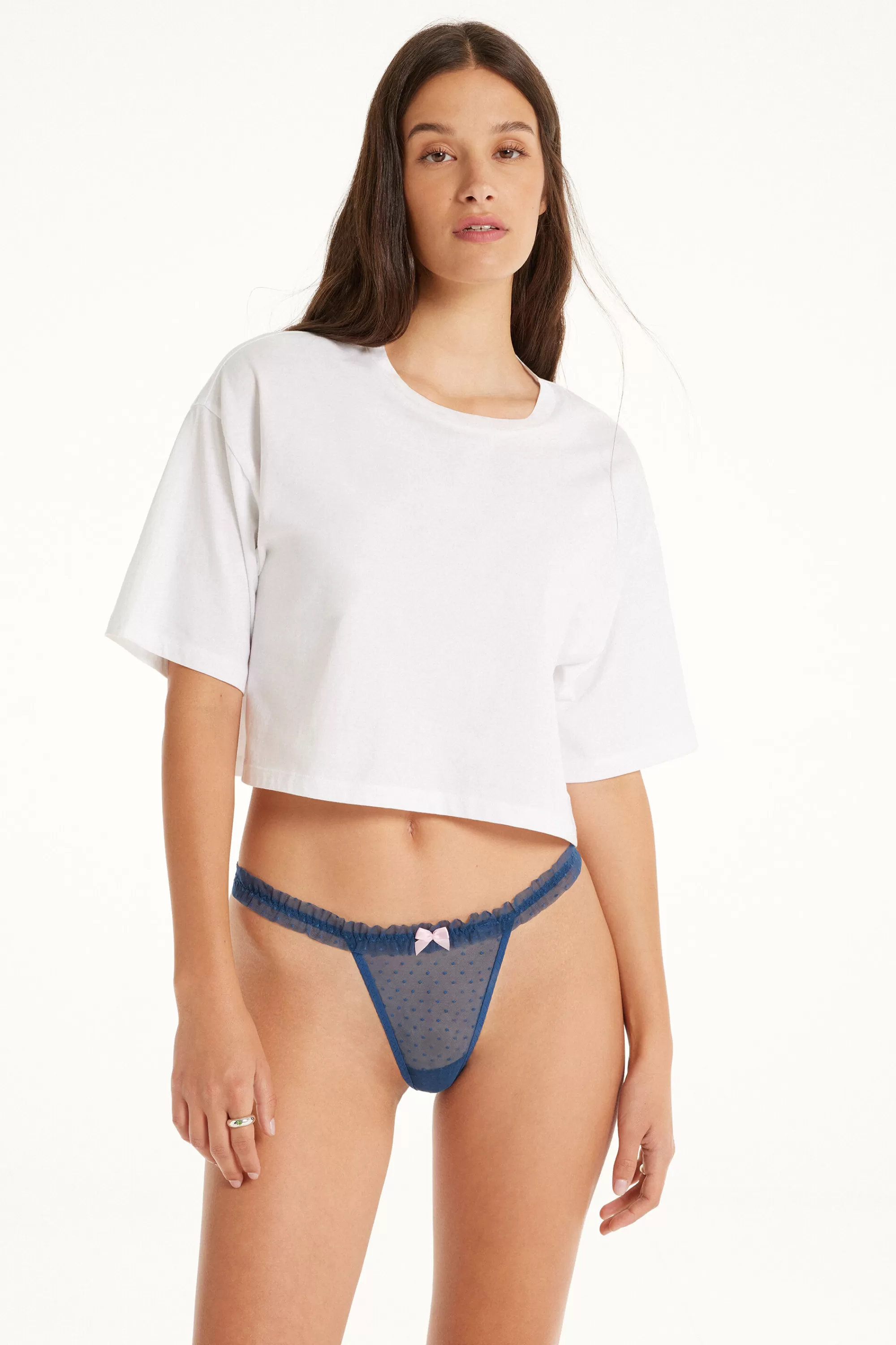 Best Perizoma Con Fianchetto Sottile A Tanga Ruches - Perizoma E Tanga - Donna | Slip