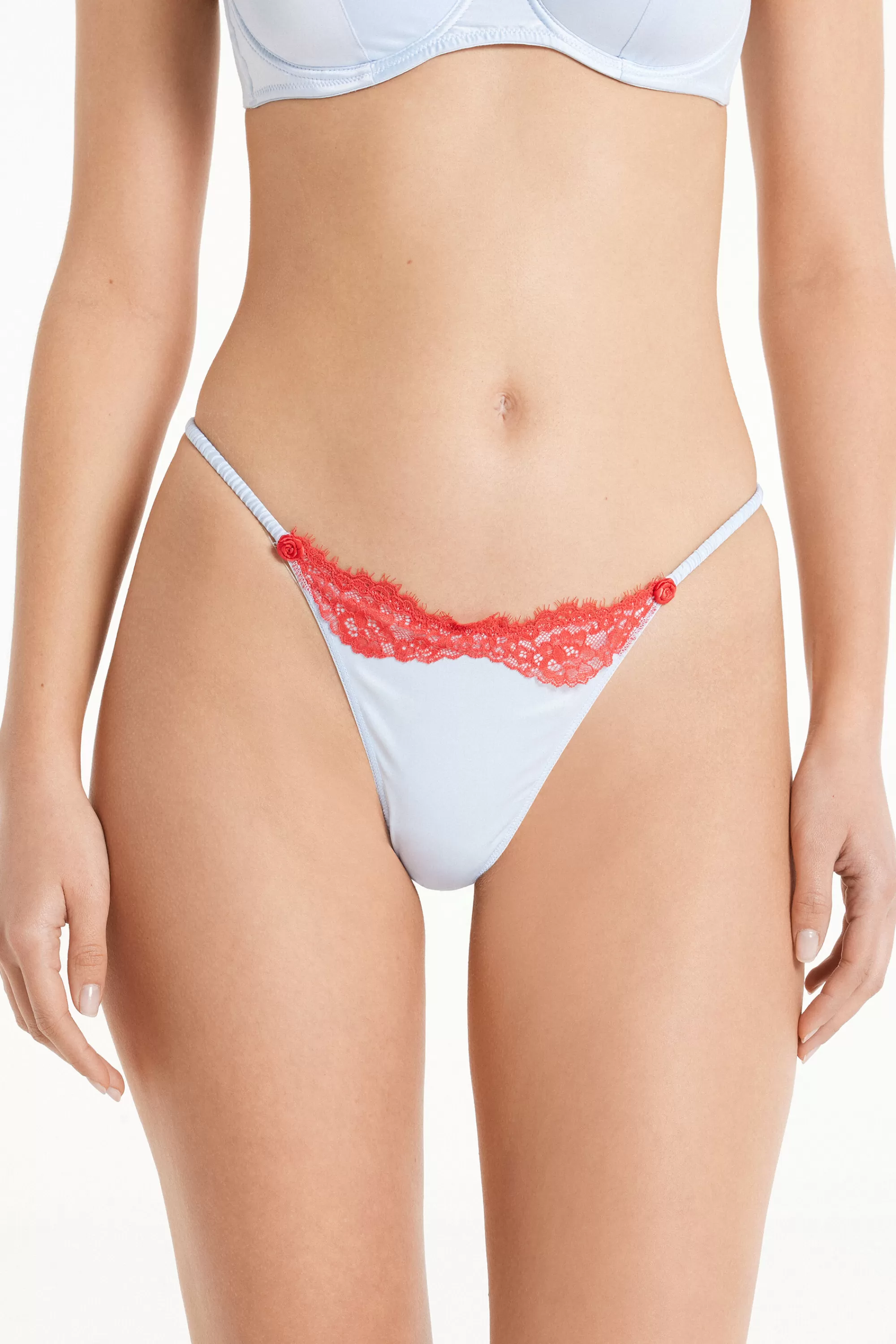 Fashion Perizoma Sgambato Con Fianchetto Tanga Pastel Baby Satin - Perizoma E Tanga - Donna | Slip