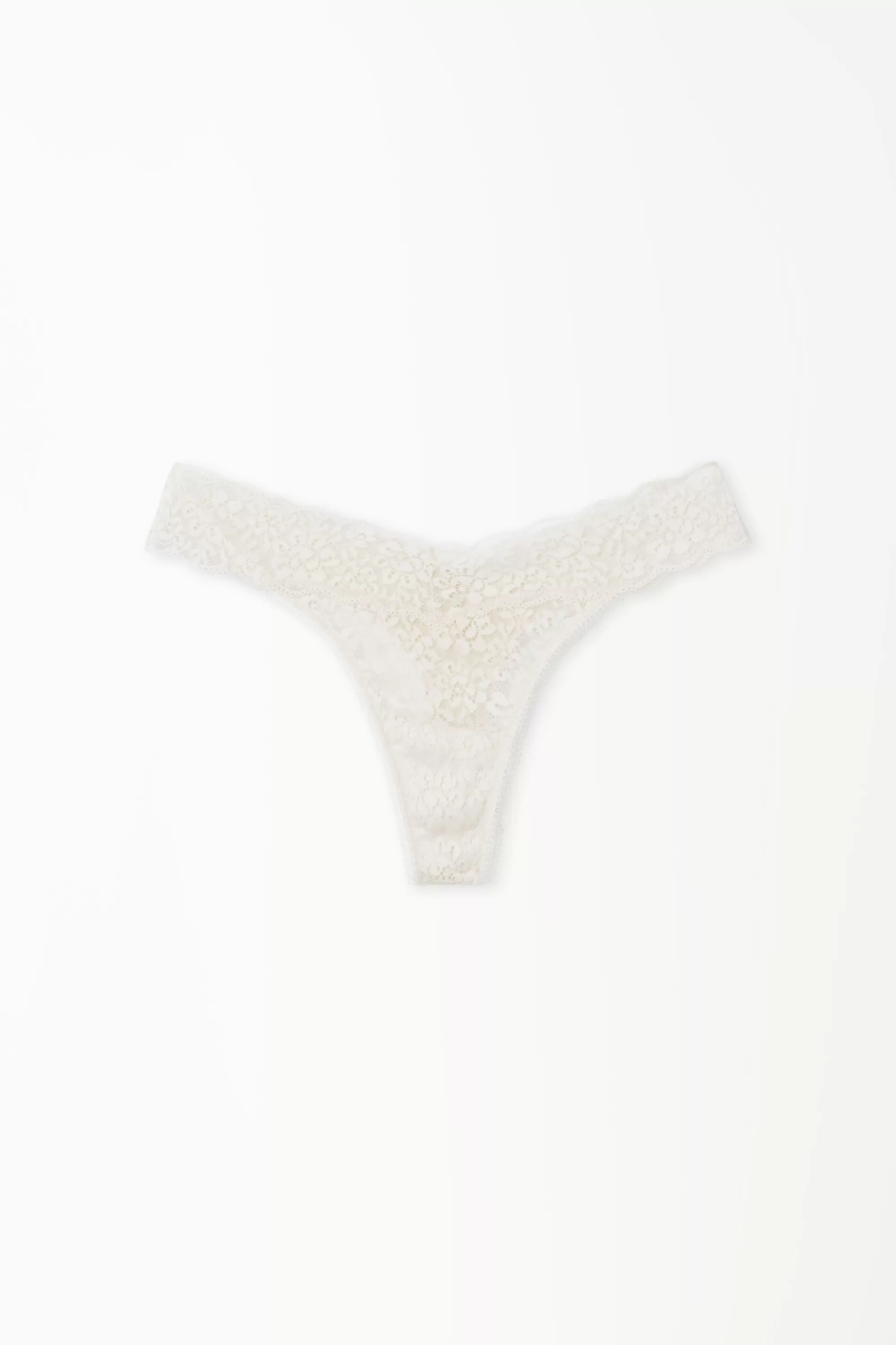 Outlet Perizoma Sgambato In Pizzo Riciclato - Perizoma E Tanga - Donna | Sposa | Invisibile