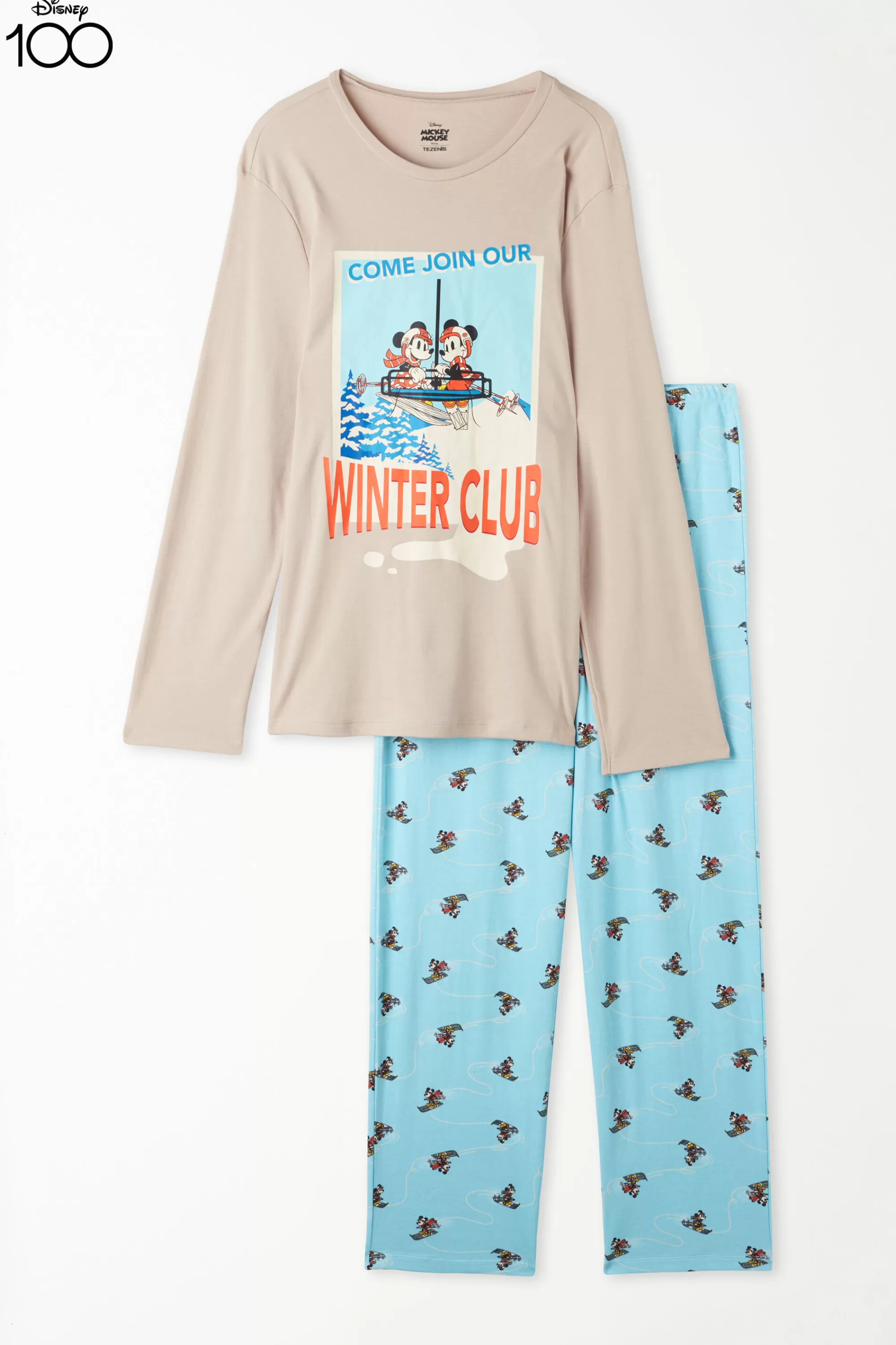 Fashion Pigiama Lungo In Cotone Pesante Disney Uomo - Pigiami Lunghi - Uomo | Pigiami lunghi