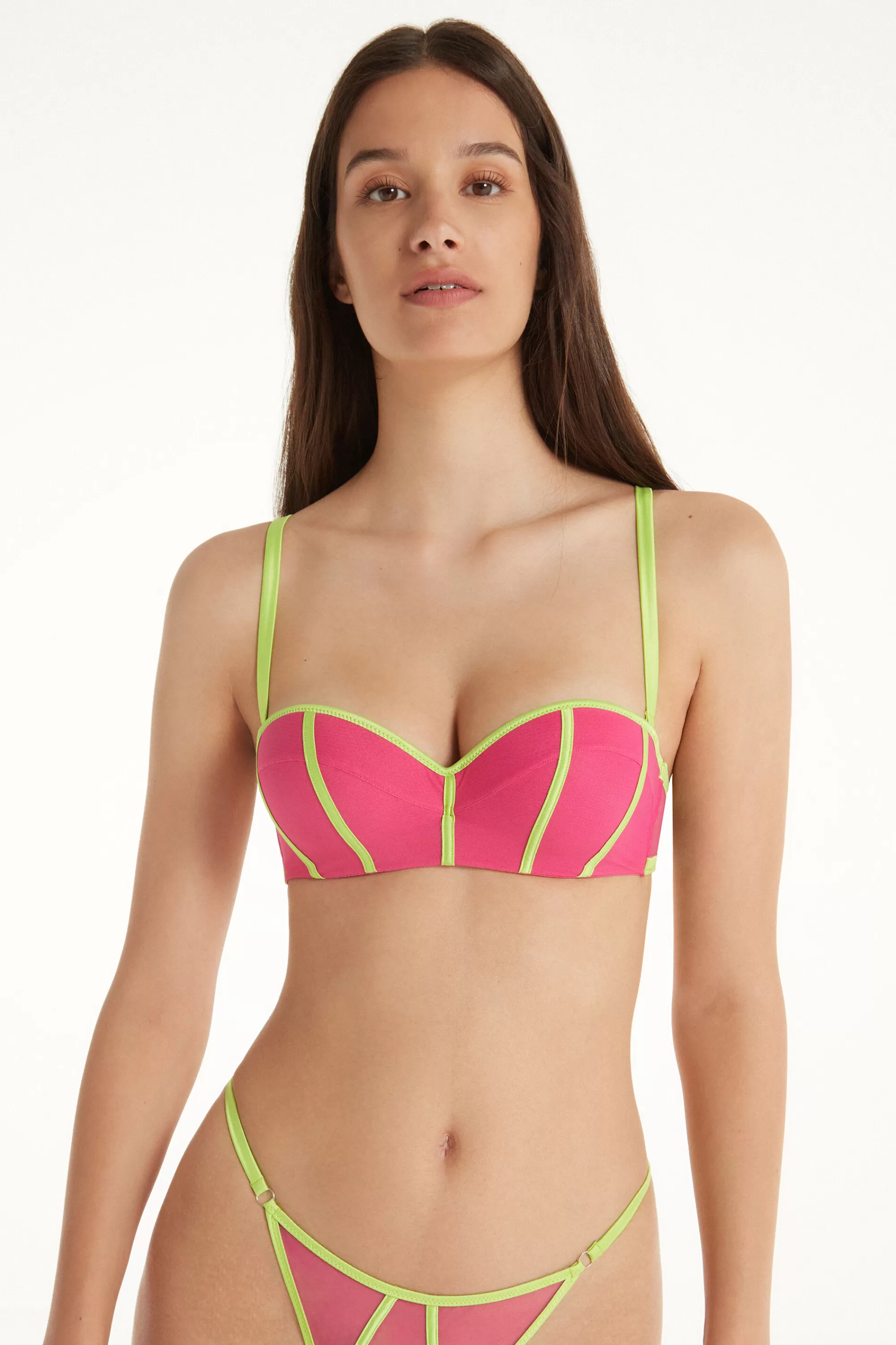 Best Sale Reggiseno A Fascia Super Imbottito Colorful Tulle - Fascia E Senza Spalline - Donna | Reggiseni