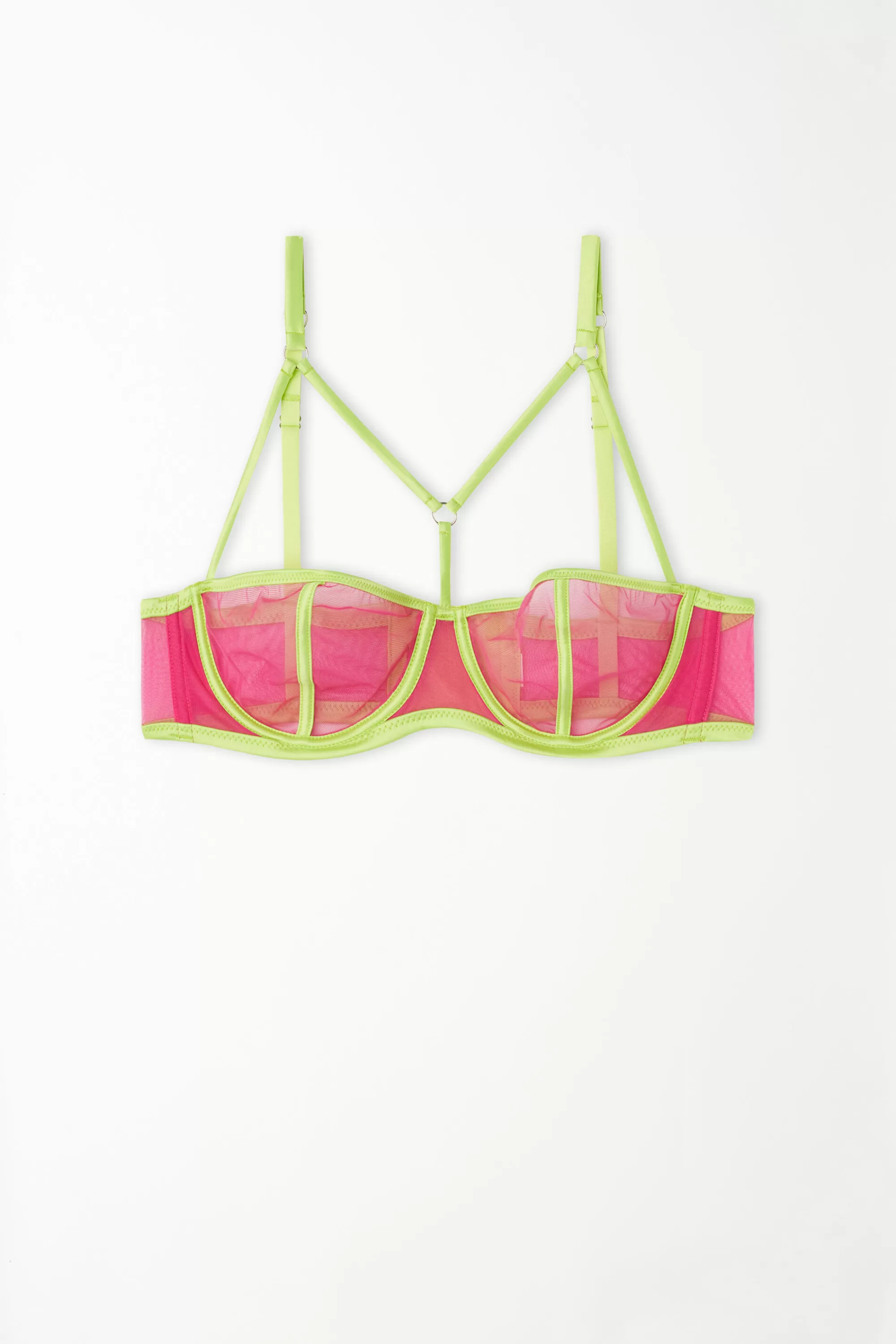 Hot Reggiseno Balconcino Colorful Tulle - Balconcino - Donna | Reggiseni