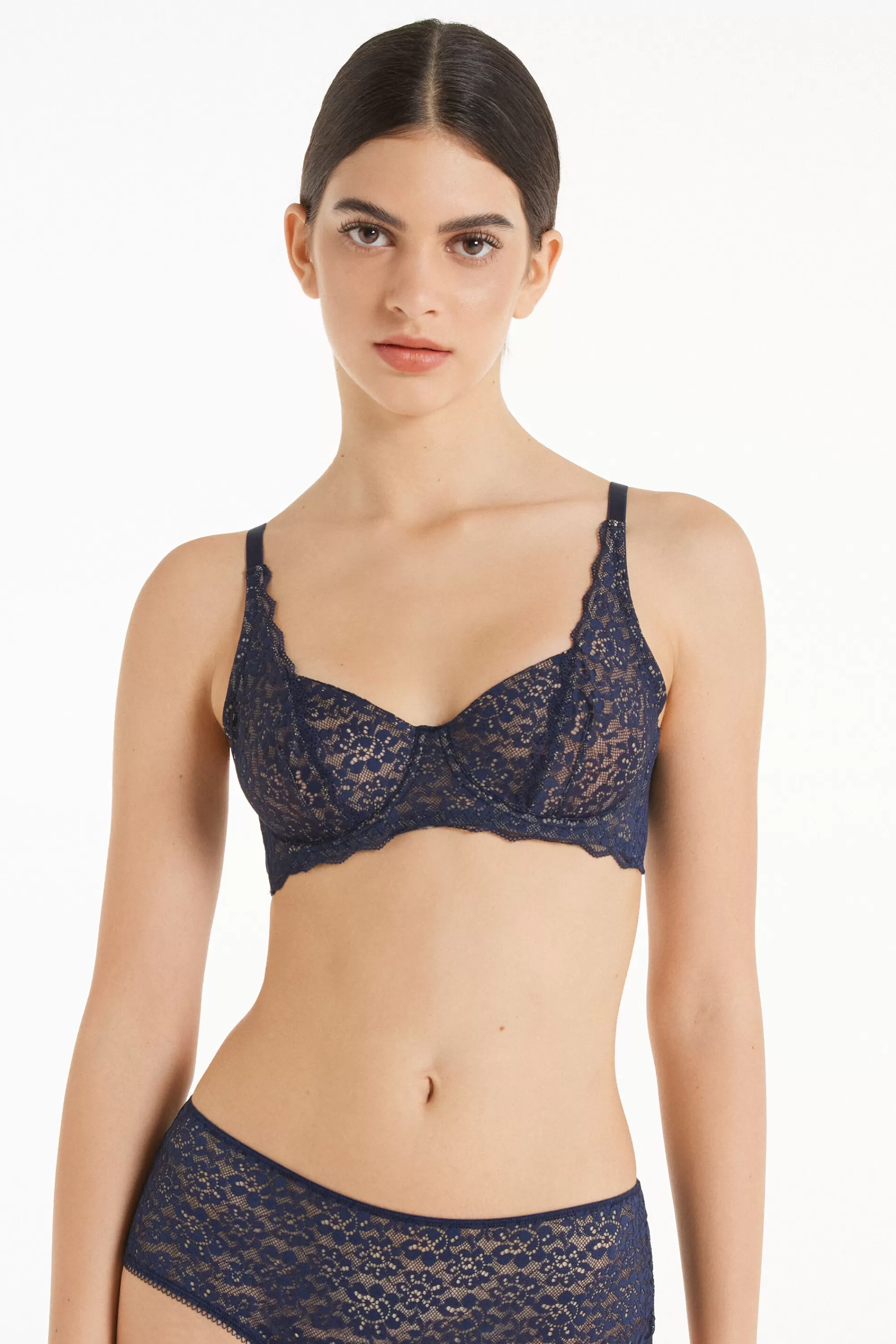 Cheap Reggiseno Balconcino Non Imbottito In Pizzo Riciclato Paris - Balconcino - Donna | Invisibile | Completi intimi