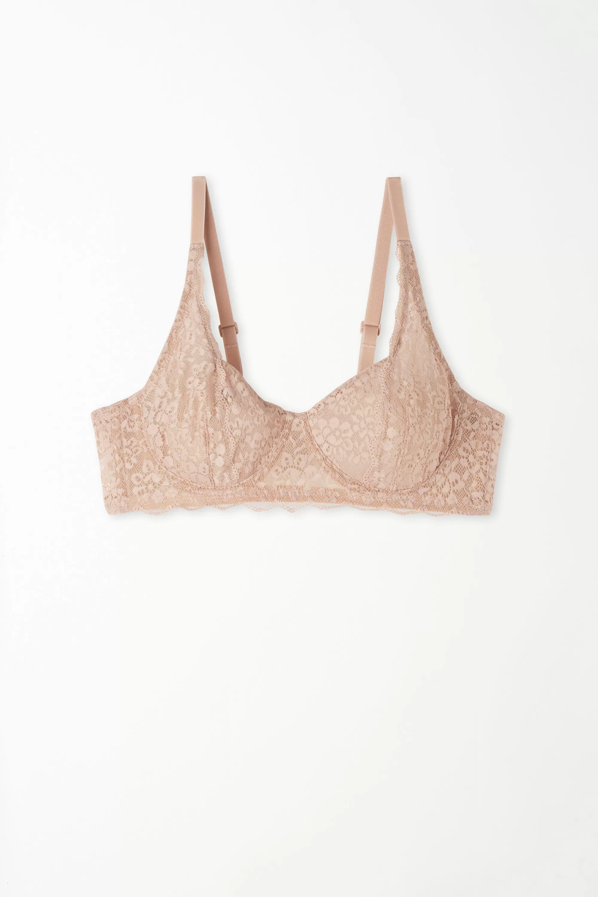 Store Reggiseno Balconcino Non Imbottito In Pizzo Riciclato Paris - Balconcino - Donna | Reggiseni
