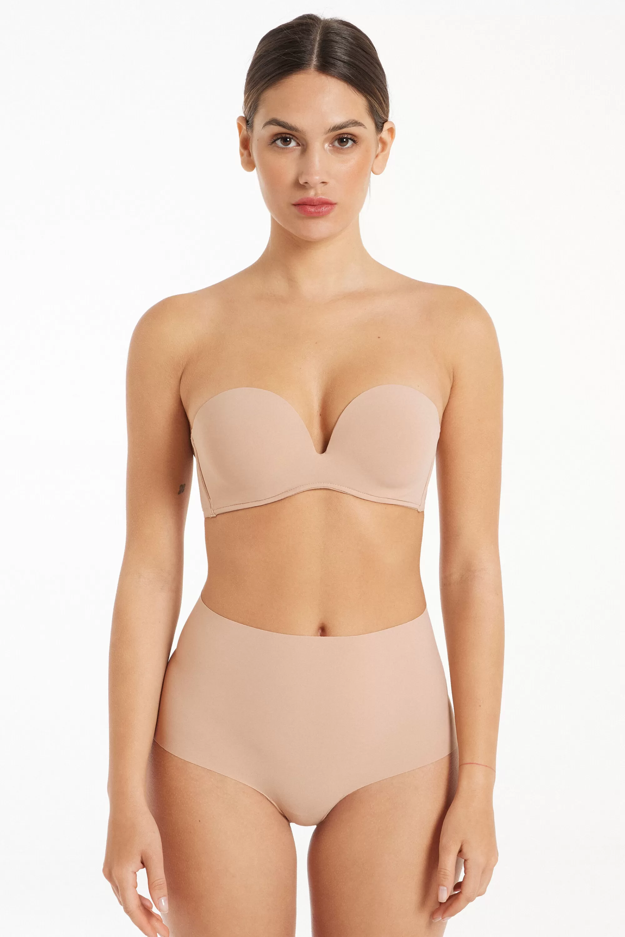 Flash Sale Reggiseno Fascia Imbottita Scollata Microfibra Riciclata - Fascia E Senza Spalline - Donna | Invisibile | Completi intimi