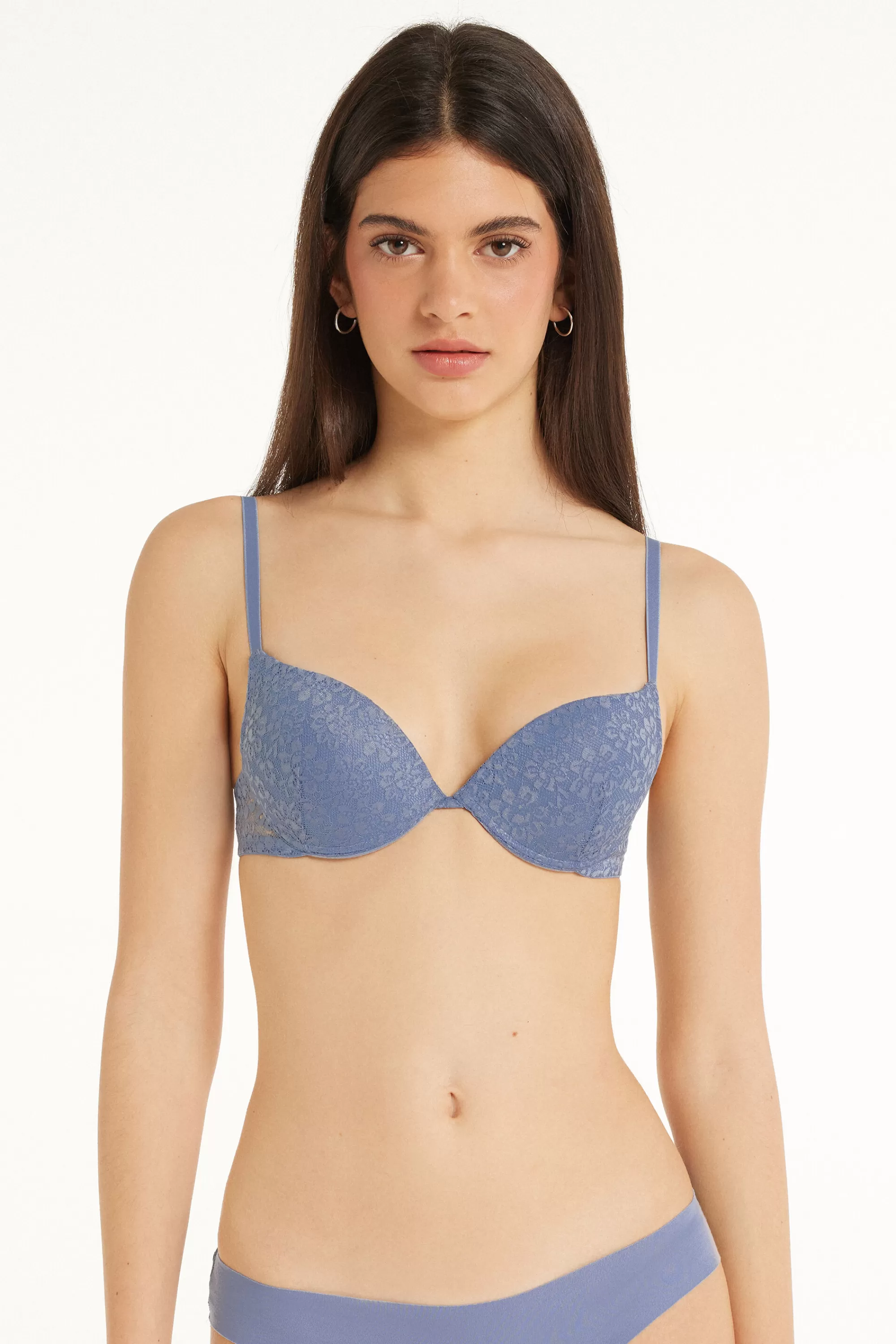 Online Reggiseno Super Push-up In Pizzo Riciclato Los Angeles - Push Up - Donna | Reggiseni