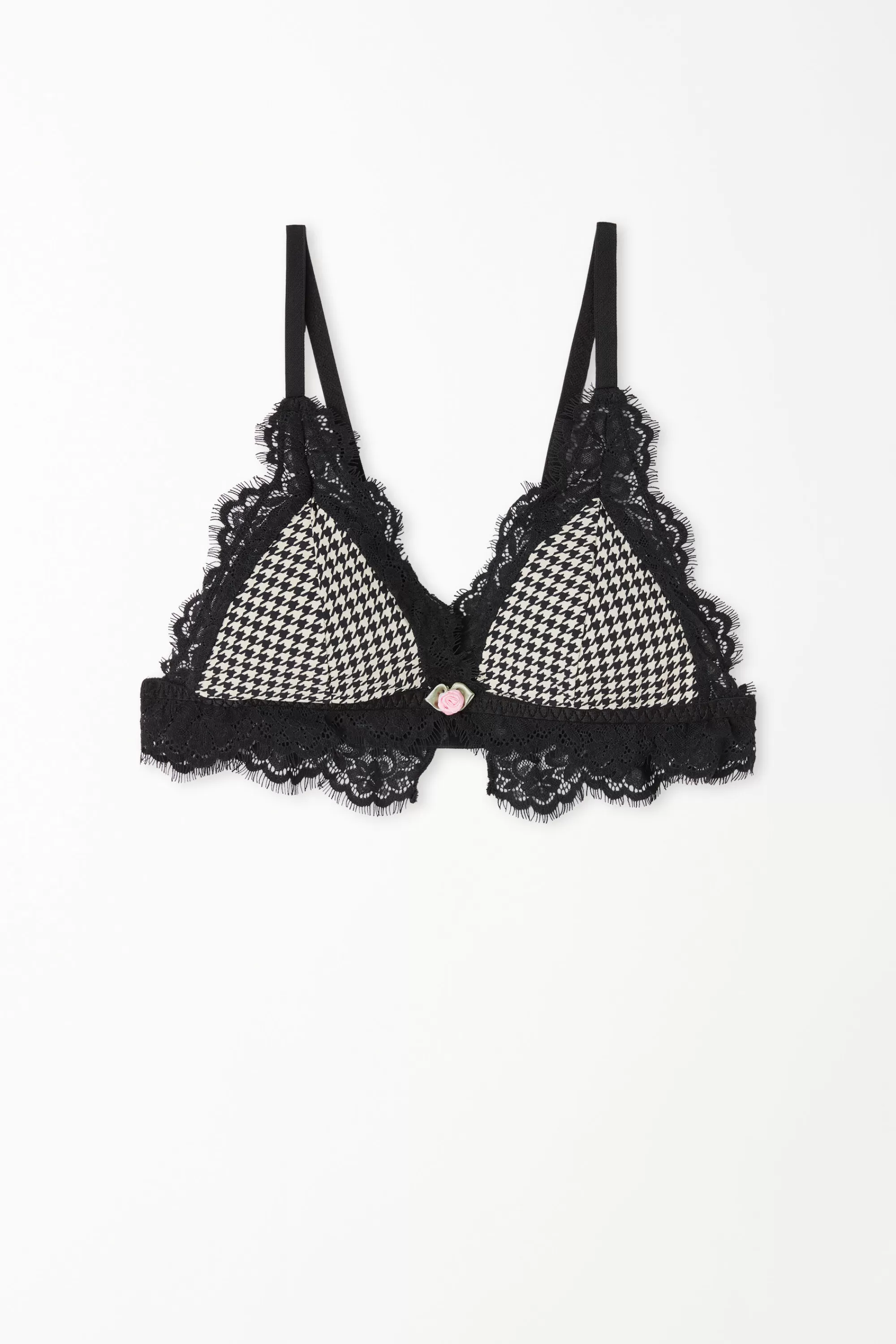 Best Sale Reggiseno Triangolo Havana Roses Pied De Poule - Bralette E Brassiere - Donna | Reggiseni