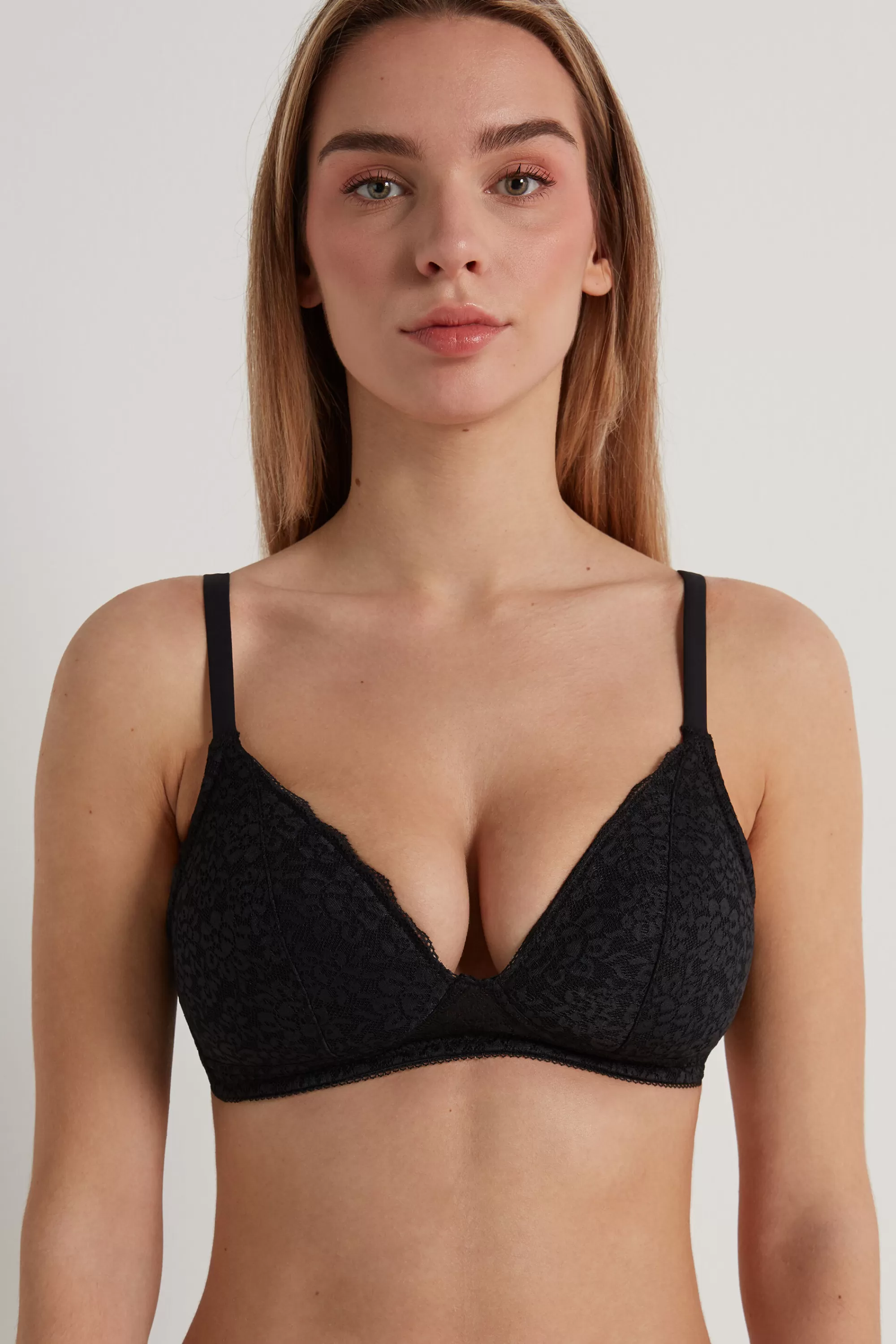 Hot Reggiseno Triangolo Pizzo Leggermente Imbottito Warsaw - Triangolo - Donna | Invisibile | Reggiseni