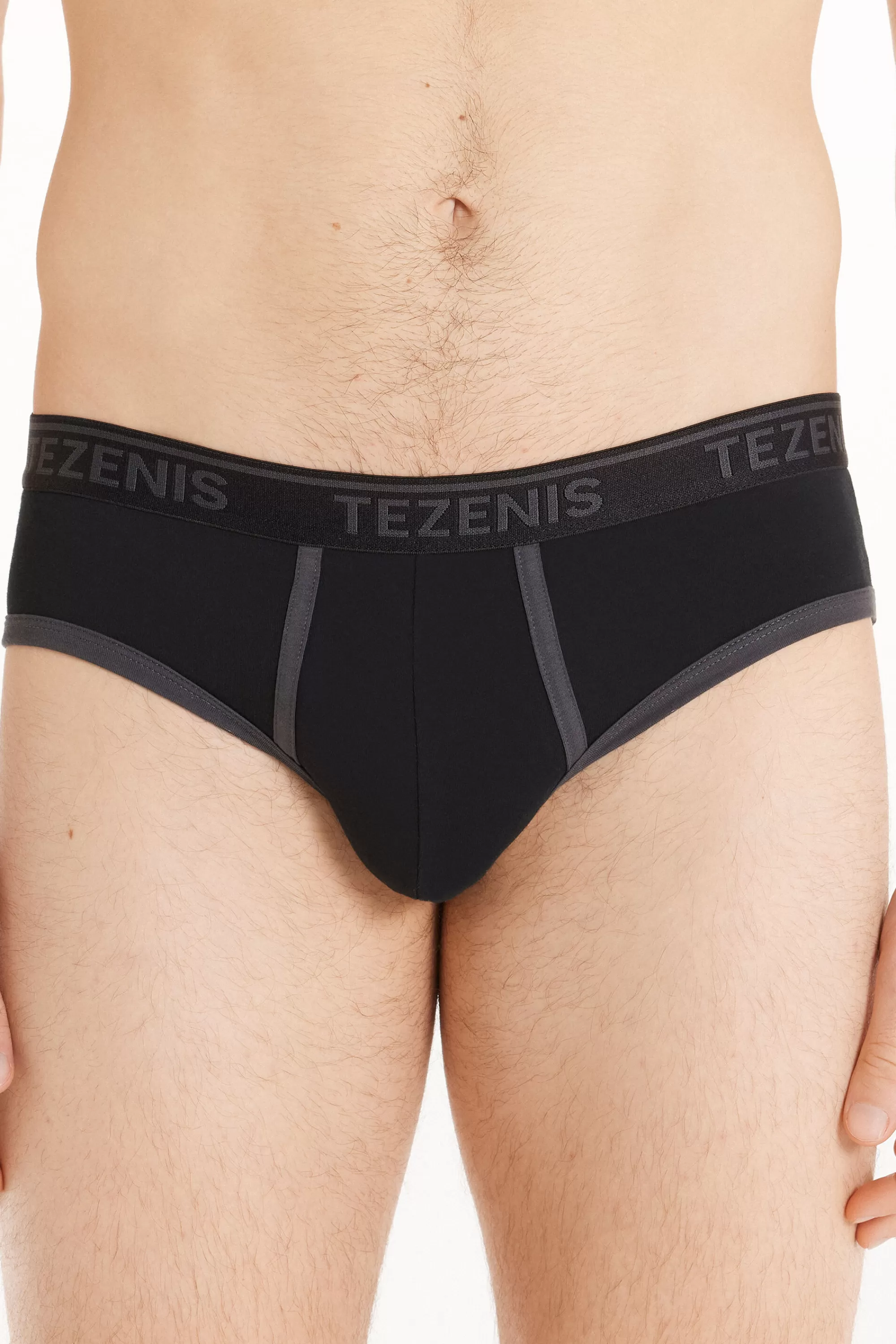 Outlet Slip In Cotone Bordi A Contrasto Con Logo - Slip - Uomo | Slip