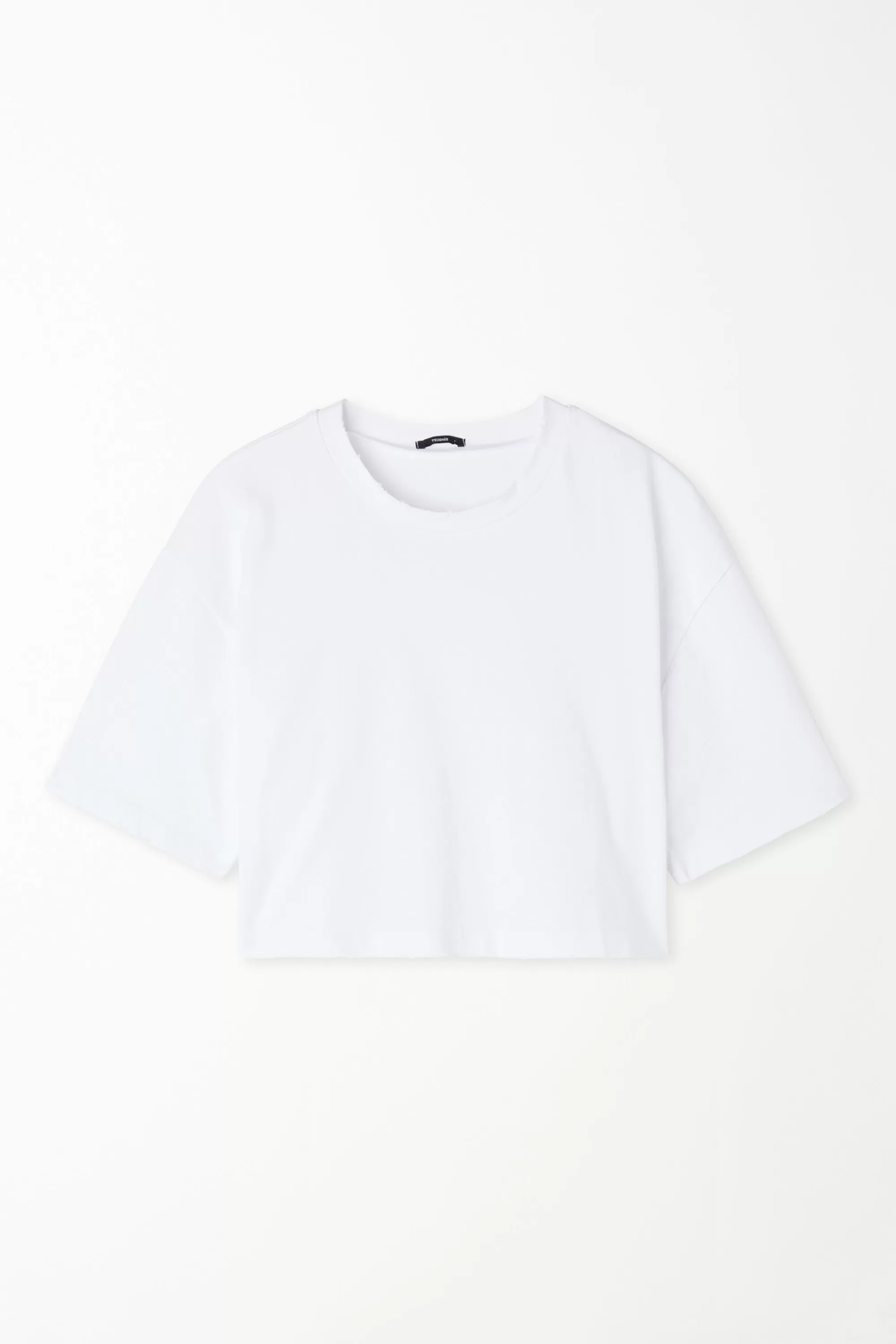 Cheap T-Shirt Corta In Cotone A Girocollo - Magliette Maniche Corte - Donna | Magliette maniche corte
