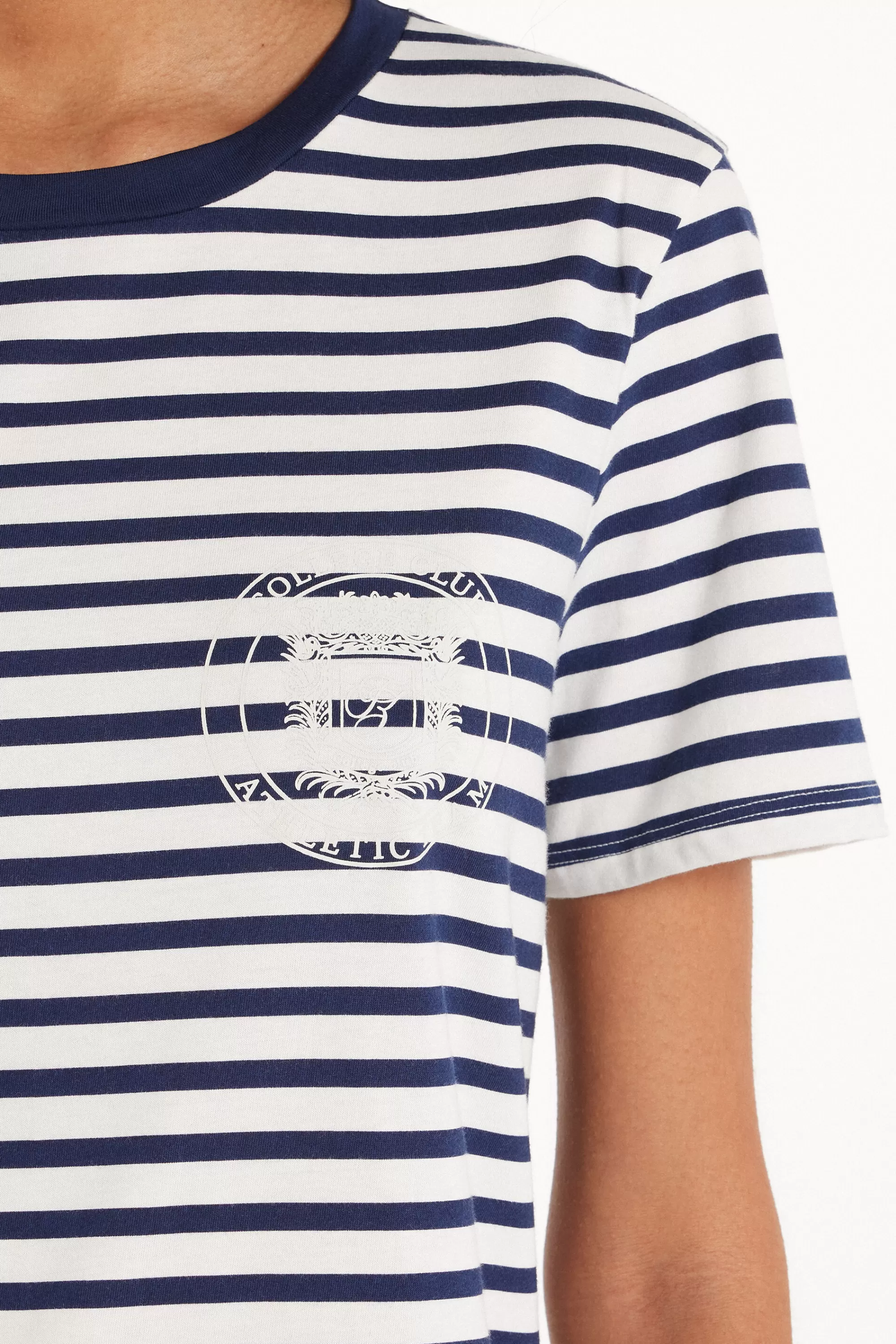 Discount T-Shirt Cotone Con Stampa - Magliette Maniche Corte - Donna | Magliette maniche corte