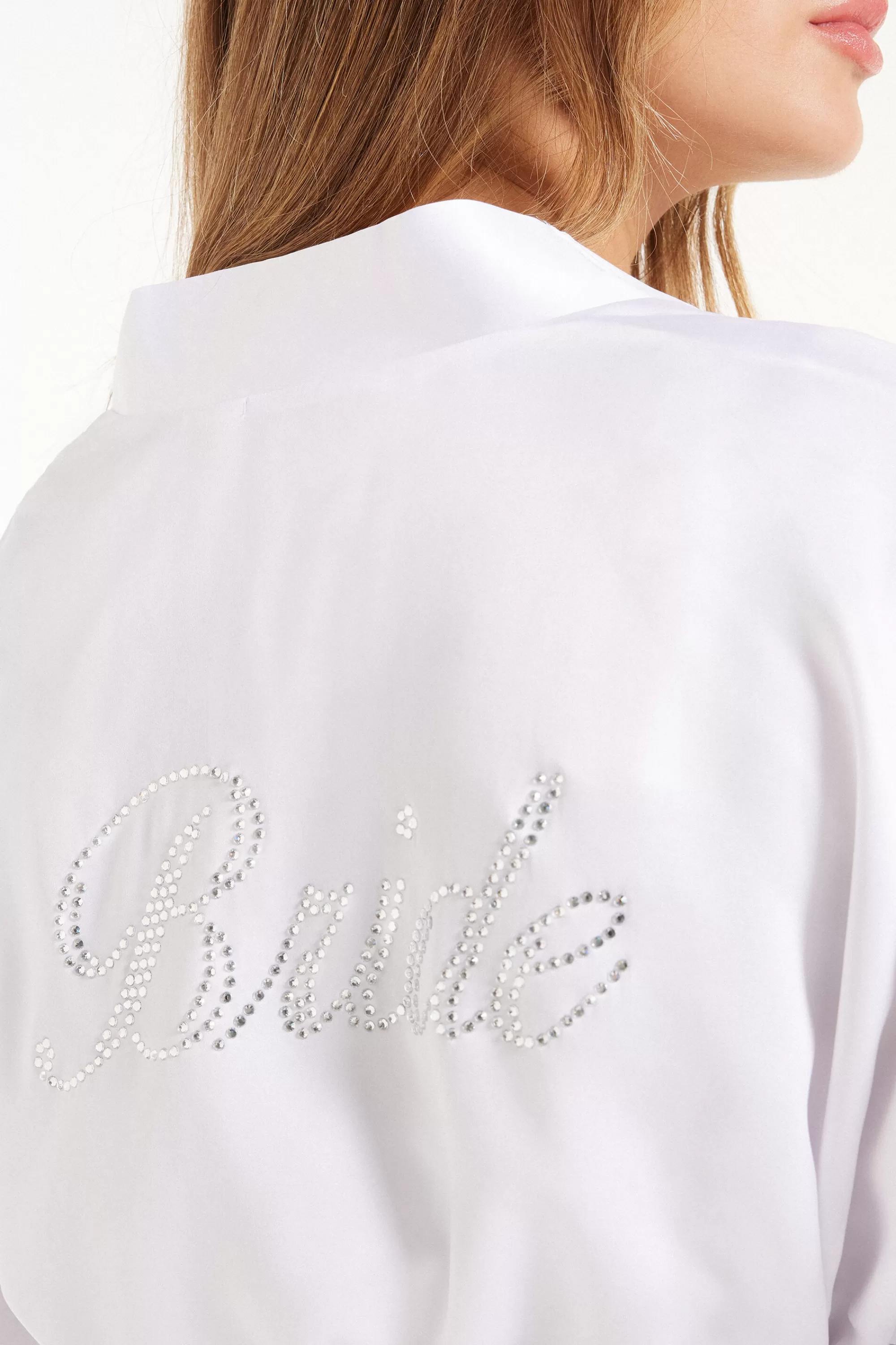 Hot Vestaglia Lunga In Raso Pretty Bride - Camicie Da Notte E Vestaglie - Donna | Camicie da notte e Vestaglie | Sposa